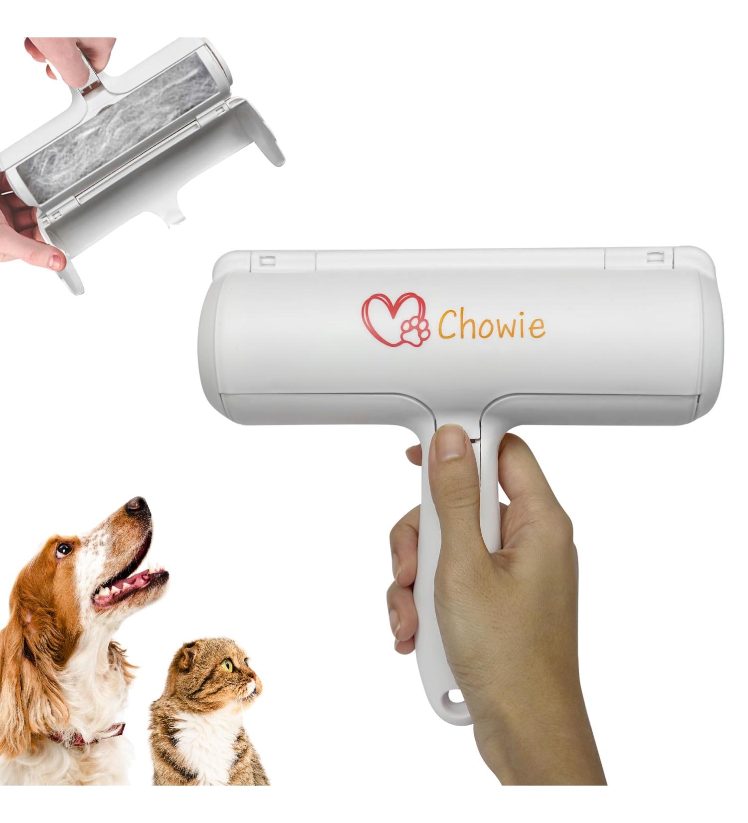 CHOWIE Pet Hair Remover Roller - Reusable Lint Roller for Cat and Dog Hair Removal - Portable Pet Hair Roller for Furniture, Clothes, and Car - Best Lint Remover - Buy Online on GoSupps.com