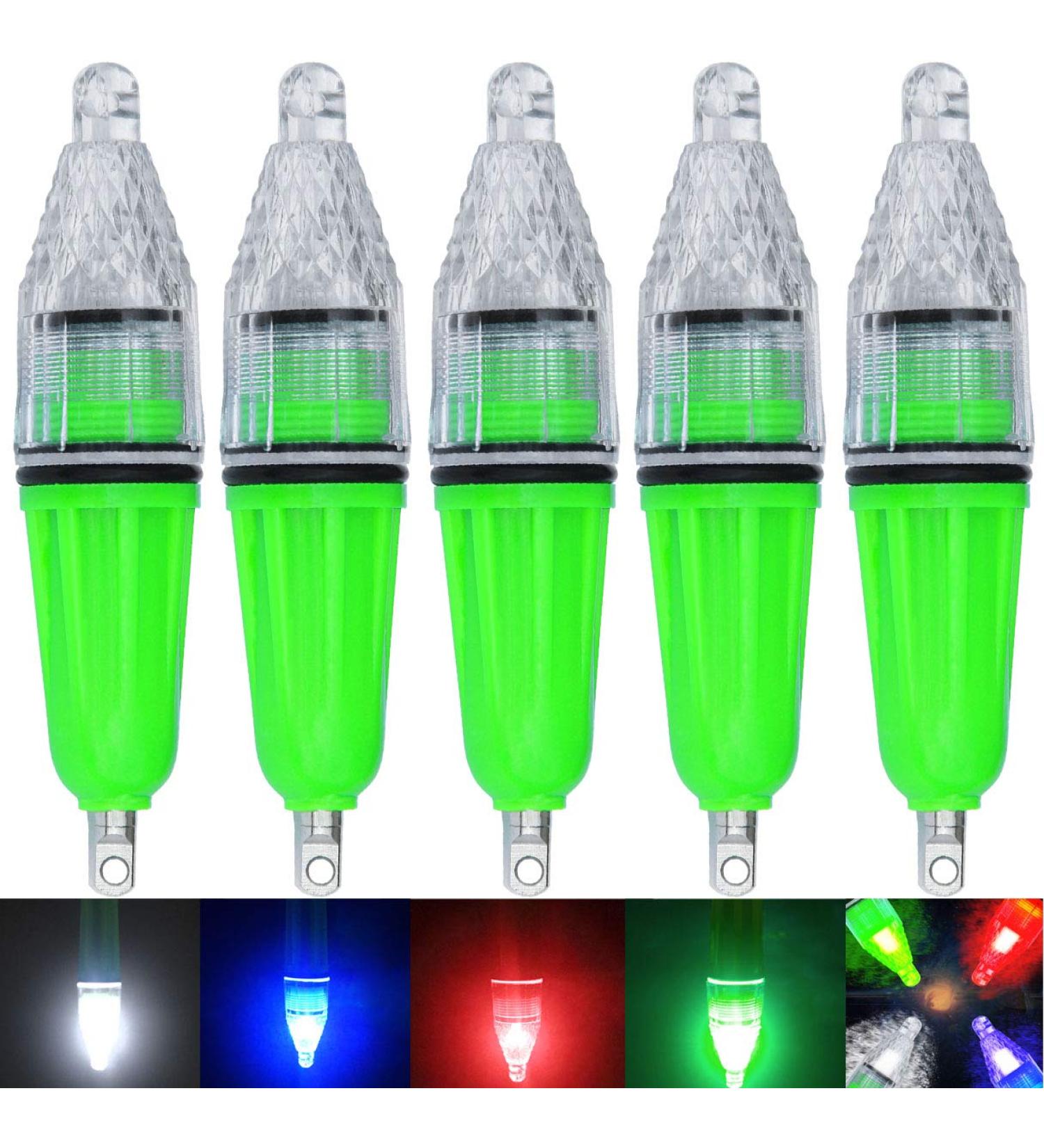 JSHANMEI Underwater Light Fishing Lamp Bait Lure Tool - 5 Colors (5pcs) - Buy Online on GoSupps.com