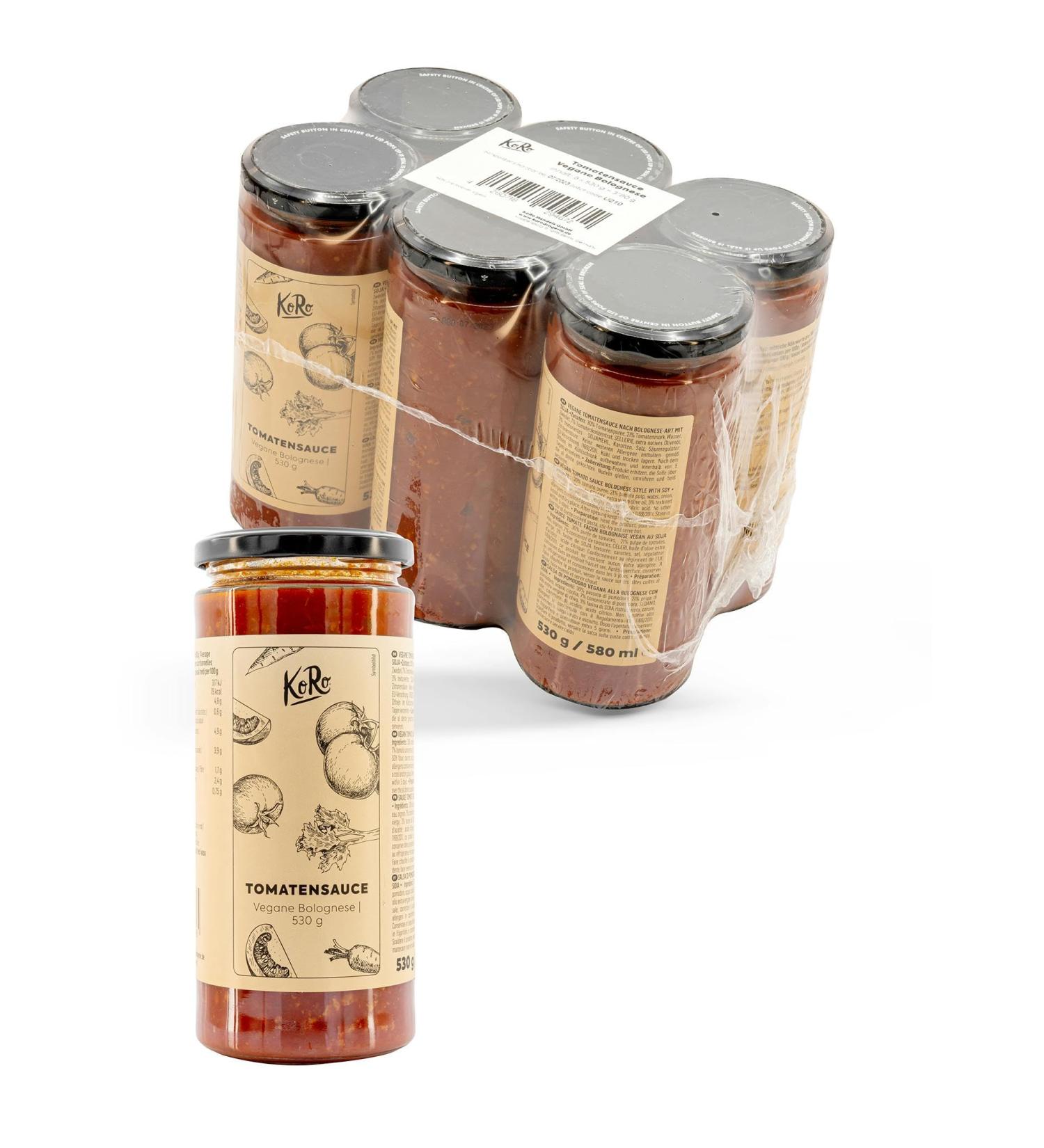 Choir Chorus Vegan Bolognesaus 6 x 530 g - Buy Online on GoSupps.com