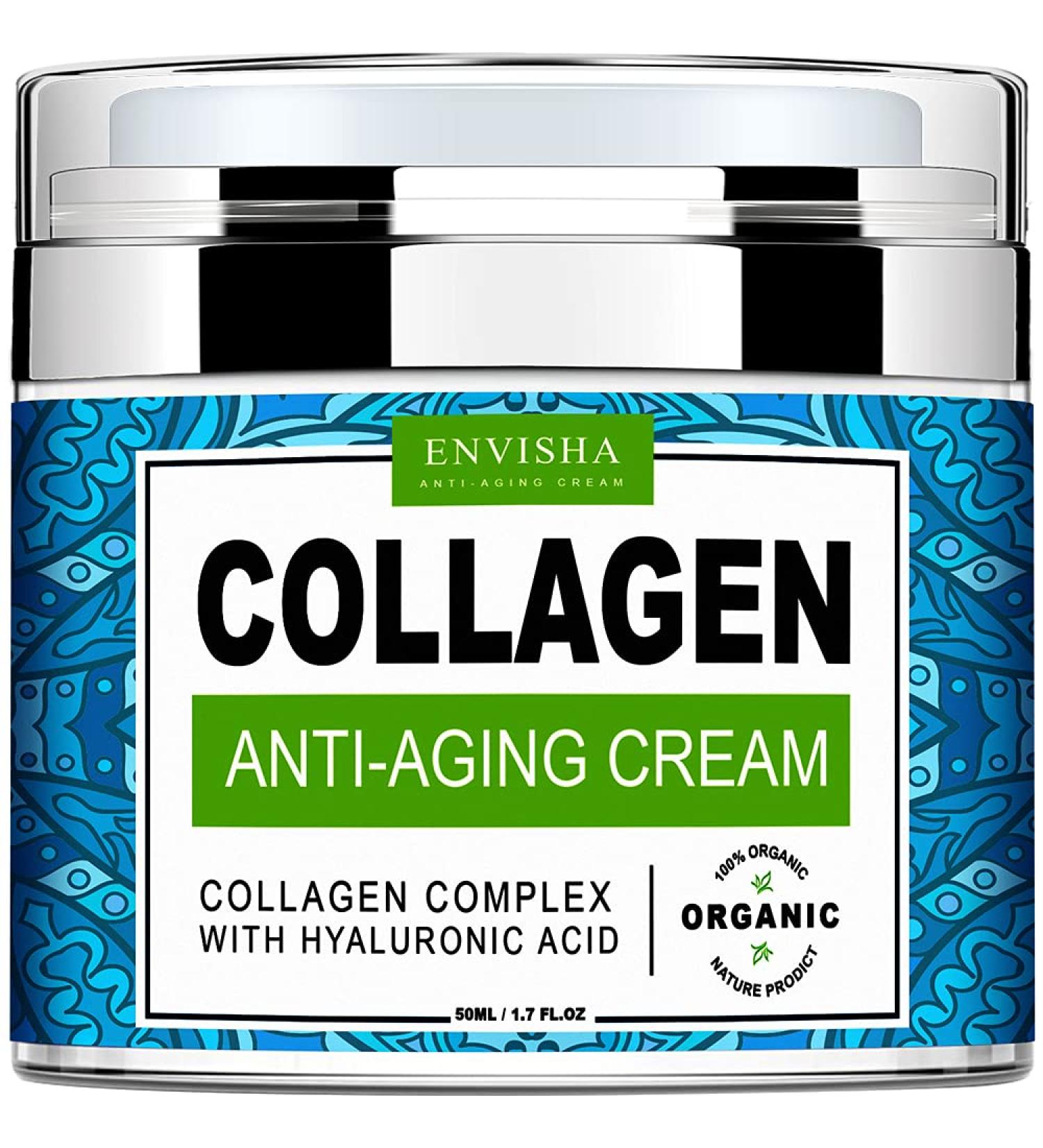 Aiwei Collagen Cream for Face - Day and Night Retinol Moisturizers with Hyaluronic Acid & Vitamin C | Improve Skin Texture & Glow | Moisturizer with Collagen Boosting Benefits - Buy Online on GoSupps.com