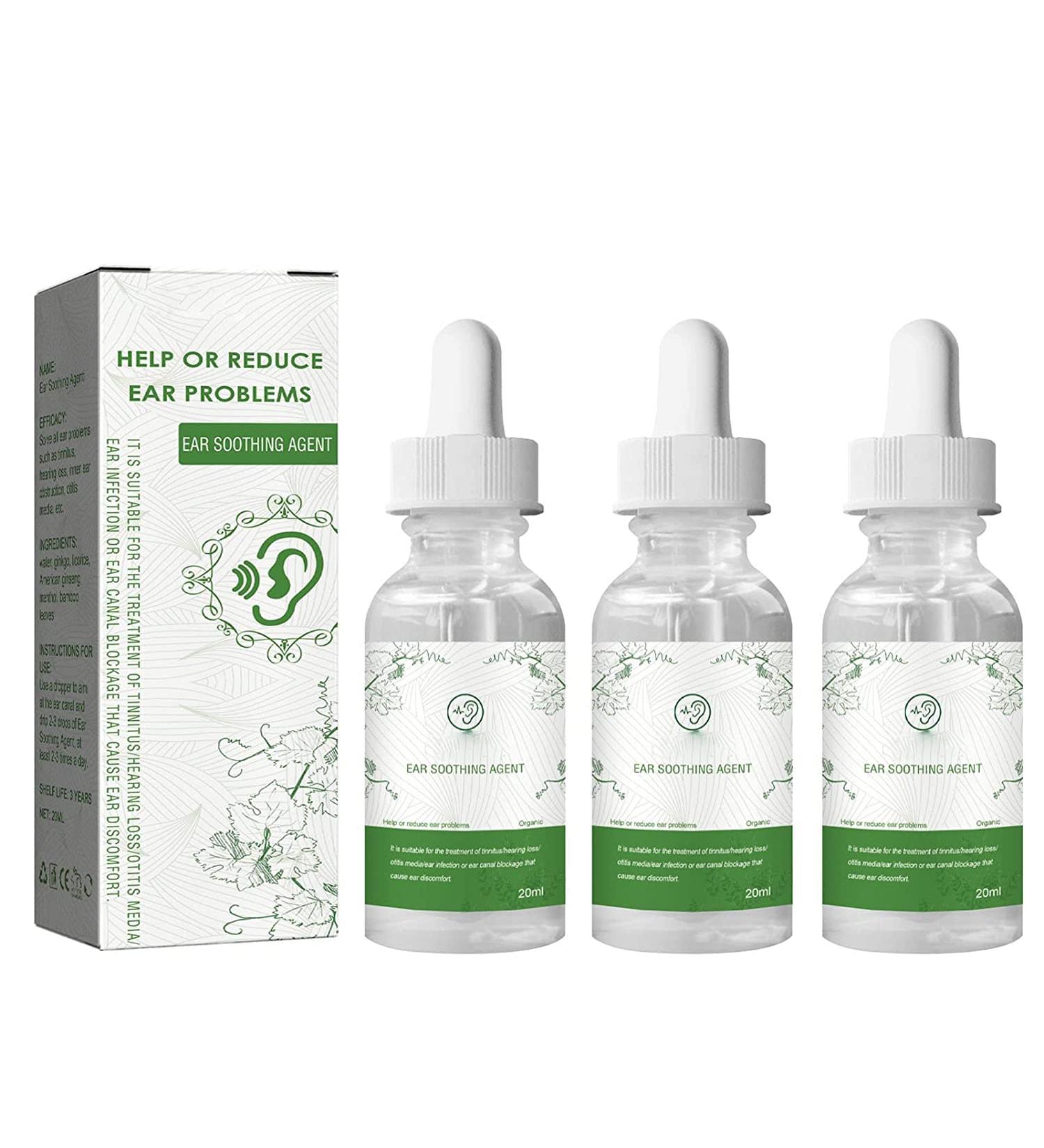 DUBUSH 20ml Organic Herbal Drops - Tinnitus Relief & Ear Soothing - Improve Hearing - 3pcs - Buy Online on GoSupps.com