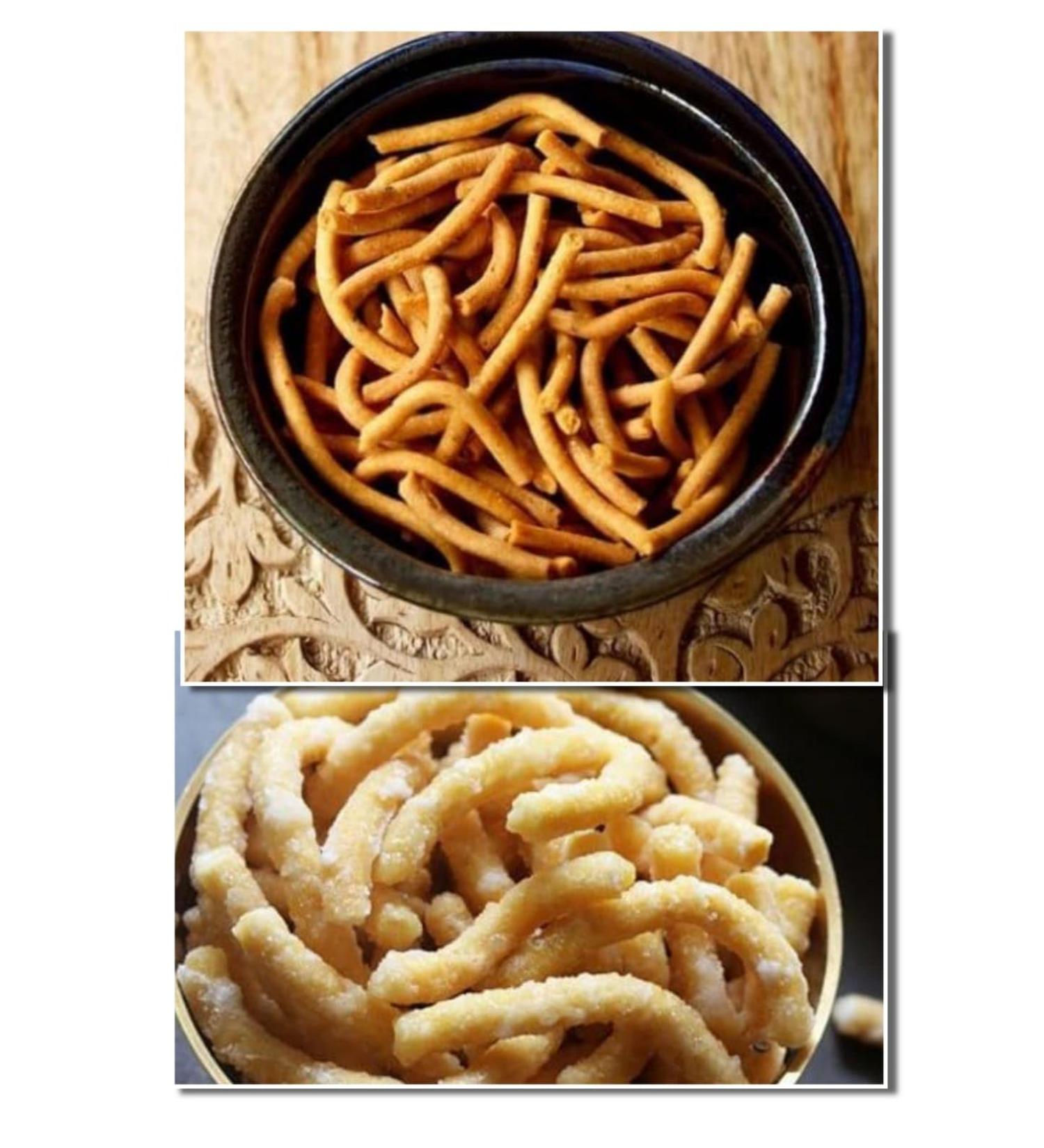 Two Different Types Of Delicious Indian Traditional Sweets (Sweet Sirni & Salted Sirni) Raksha Bandhan Marriage Diwali Holi Festivals (2 375g Each)