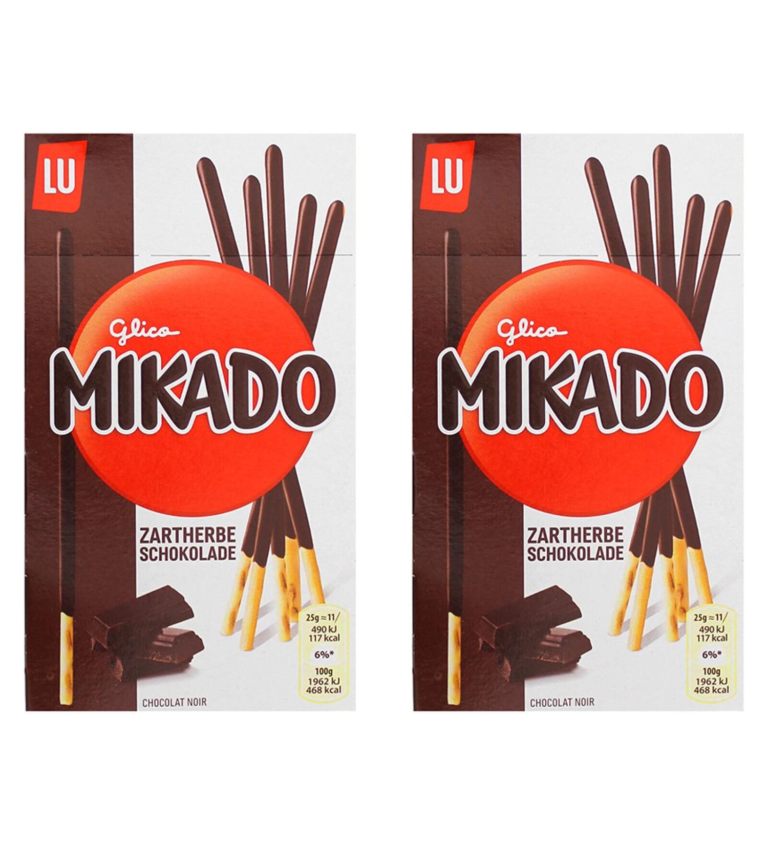  Mondelez International Mikado Dark Chocolate Biscuit Sticks 75g Pack of 2 - Buy Online on GoSupps.com