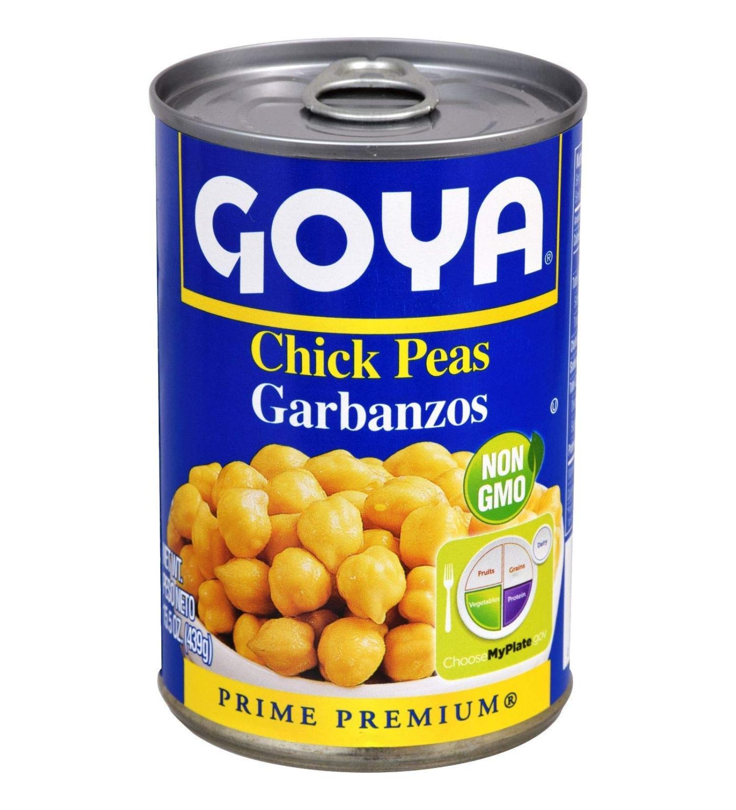 Goya Chick Peas 15.5oz (6 cans)
