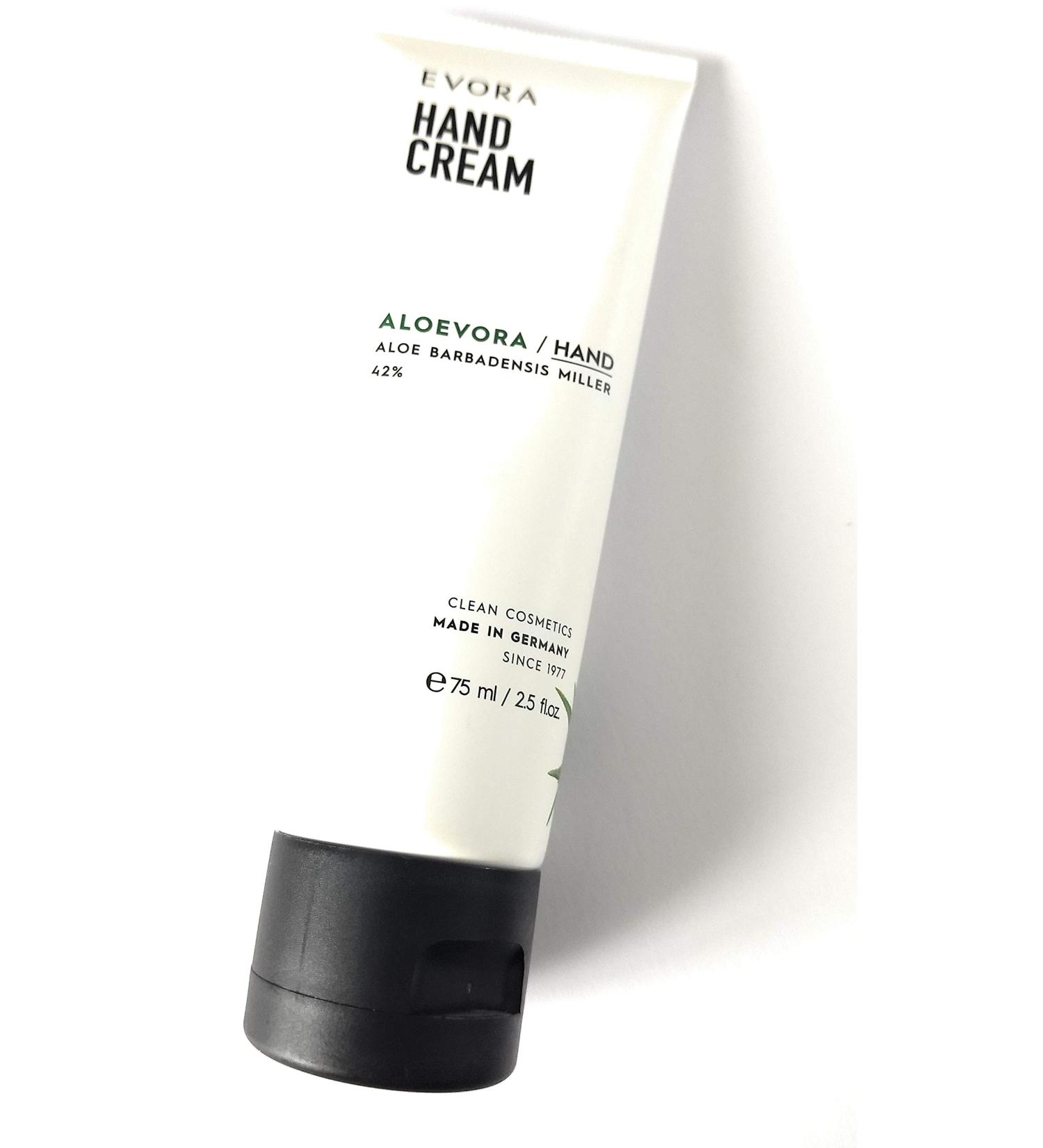 ALOEVORA HAND CREAM with ALOE VERA 42% UREA and CHAMOMILE EXTRACT refreshes moisturizes nourishes and absorbs quickly - 75ml
