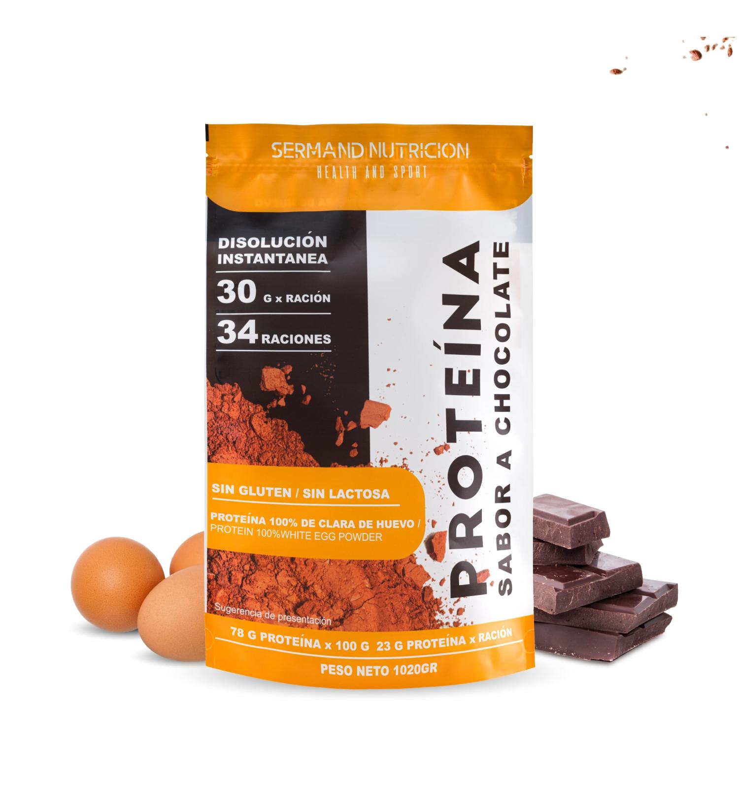  SERMAND SRD SPORT NUTRITION INSTANT FIT PROTEIN EGG CLEAR CHOCOLATE FLAVOR - Buy Online on GoSupps.com