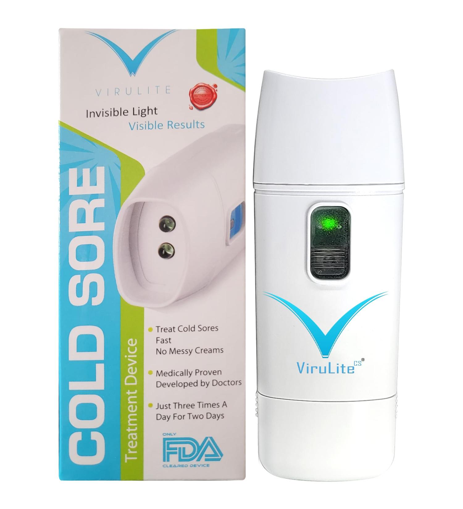 Virulite CS Original: FDA Cleared Cold Sore Treatment Device - 300 Outbreaks at $.40 Each - Buy Online on GoSupps.com
