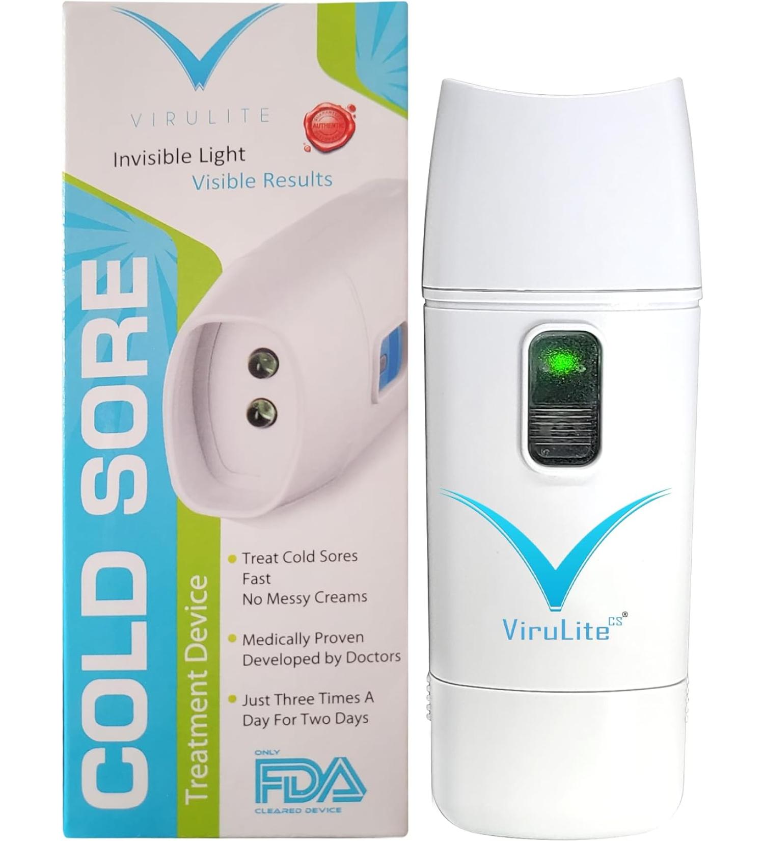 Virulite FDA Approved Cold Sore Treatment Device - Buy Online on GoSupps.com