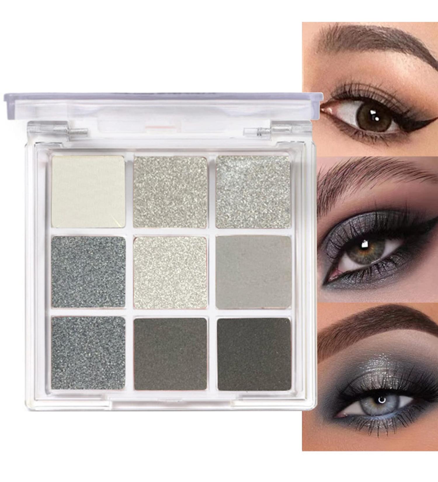 Smoky Eyeshadow Palette - 9 Cold Tone Shades | Long Lasting & Highly Pigmented - Buy Online on GoSupps.com