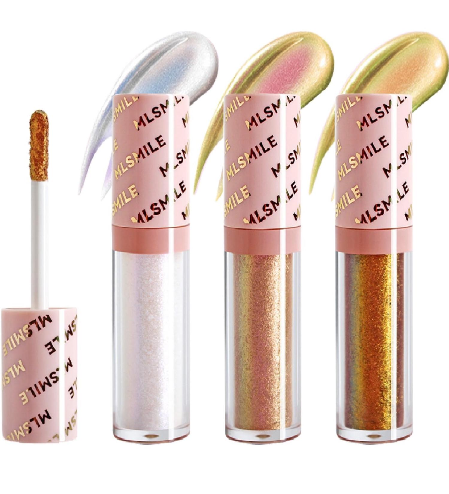  Beliky Girl Chameleon Glitter Liquid Eyeshadow Metallic and Shimmering Multi-Color Liquid Eyeshadow Long Lasting Quick Dry Holographic and Shiny - Buy Online on GoSupps.com