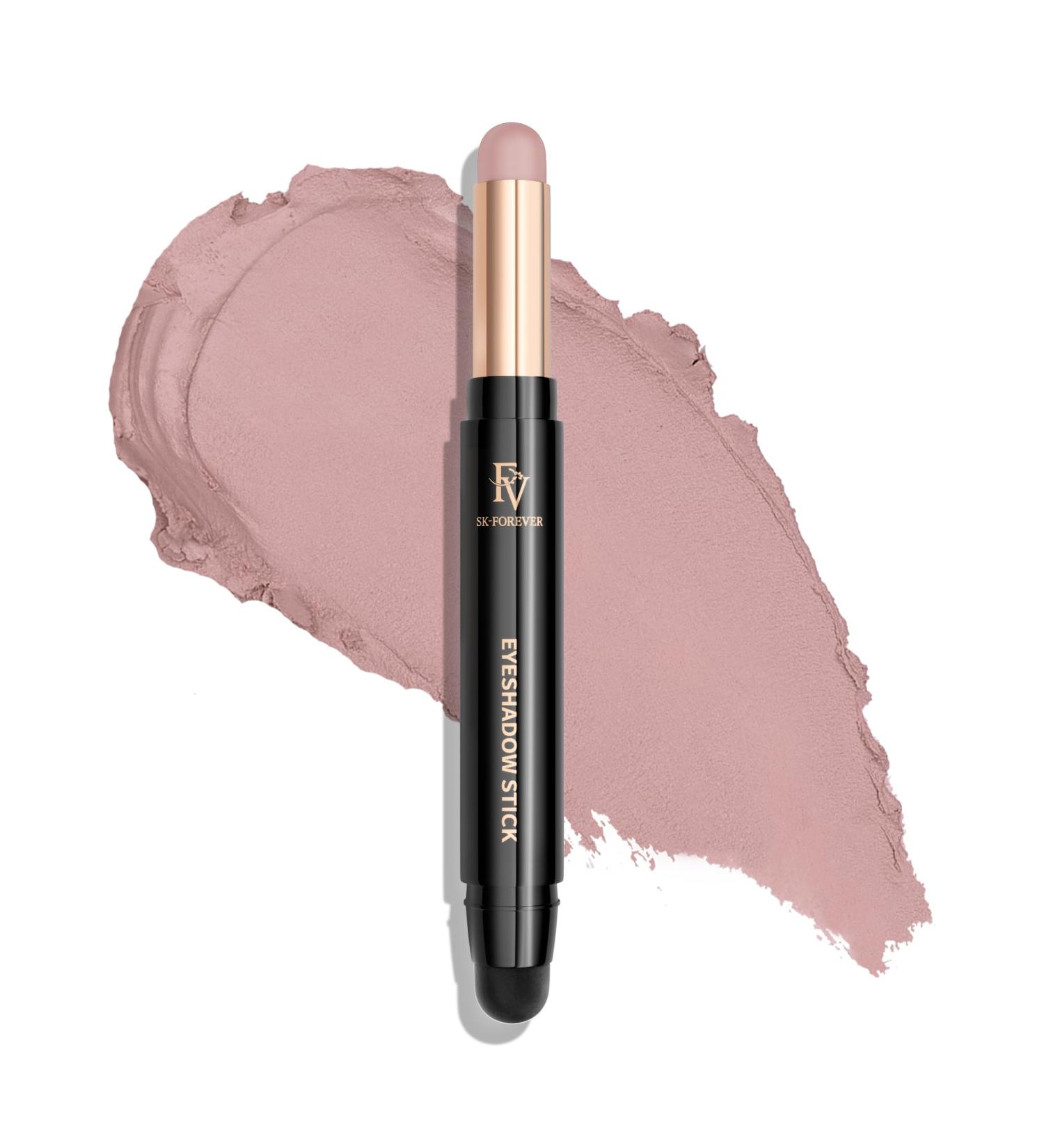 FV Long Lasting Cream Eyeshadow Stick - Waterproof High Pigmented Duo with Blender - Crease-Proof Natural Finish (02 Rose Matte - Buy Online on GoSupps.com