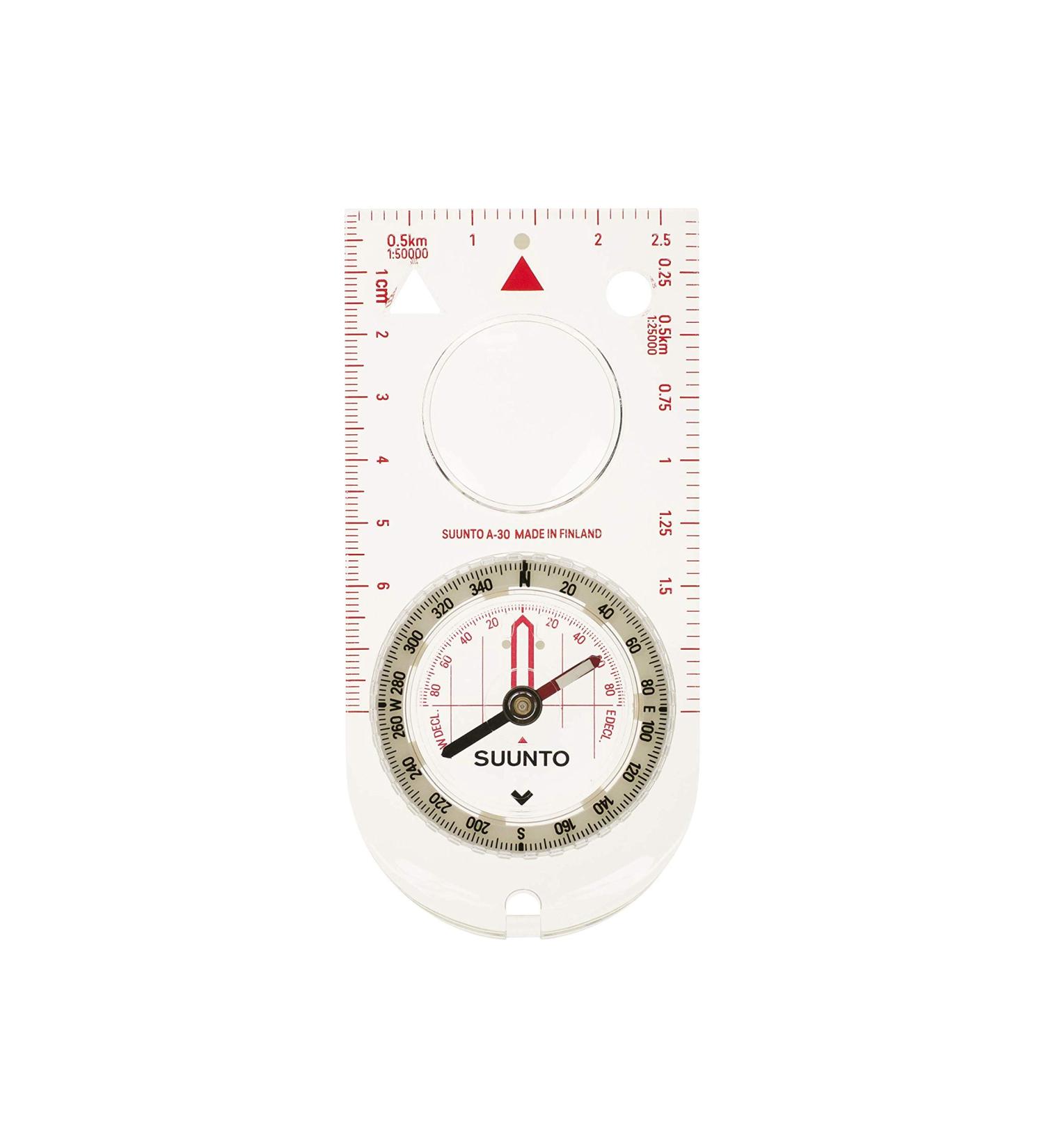 SUUNTO A-30 Compass: Compact  hiking compass with luminous markings in low light Northern Hemisphere USGS UTM - Buy Online on GoSupps.com