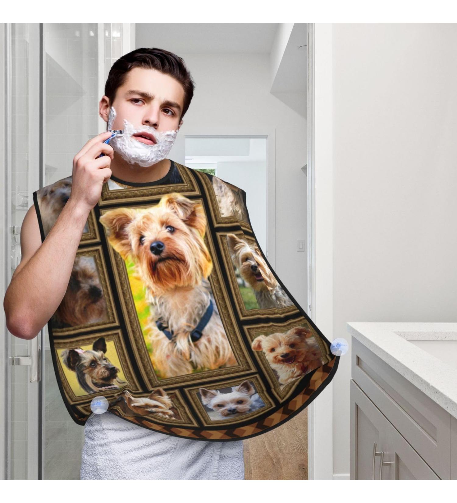 Yorkshire Terrier Beard Bib - Hair Catcher for Men | Perfect Gift for Father's Day Anniversaries & More - Buy Online on GoSupps.com