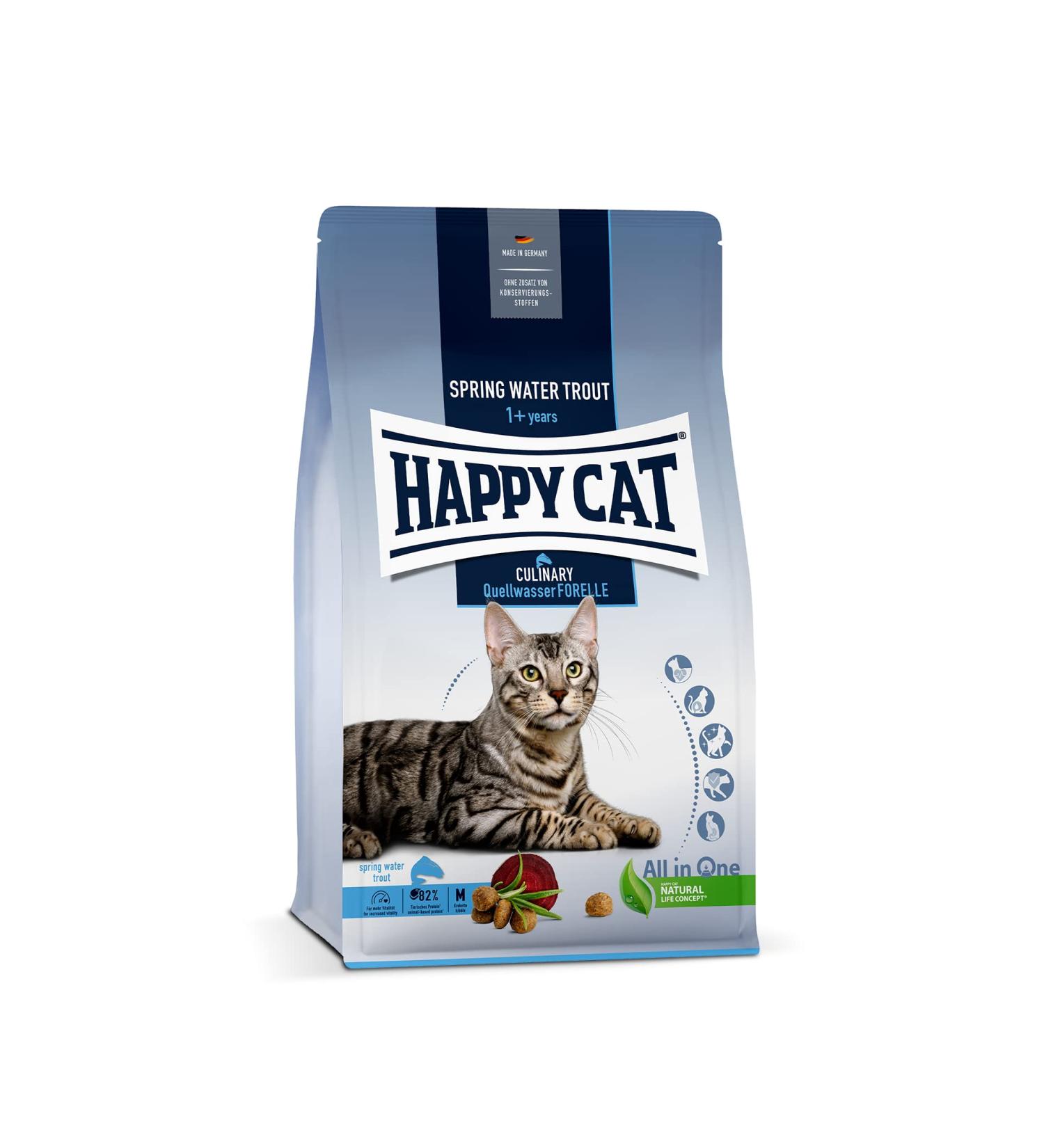 Happy Cat 70562 Culinary Adult Source Eau de Source Dry food for adult cats and those with hangovers 1.3 kg - Buy Online on GoSupps.com