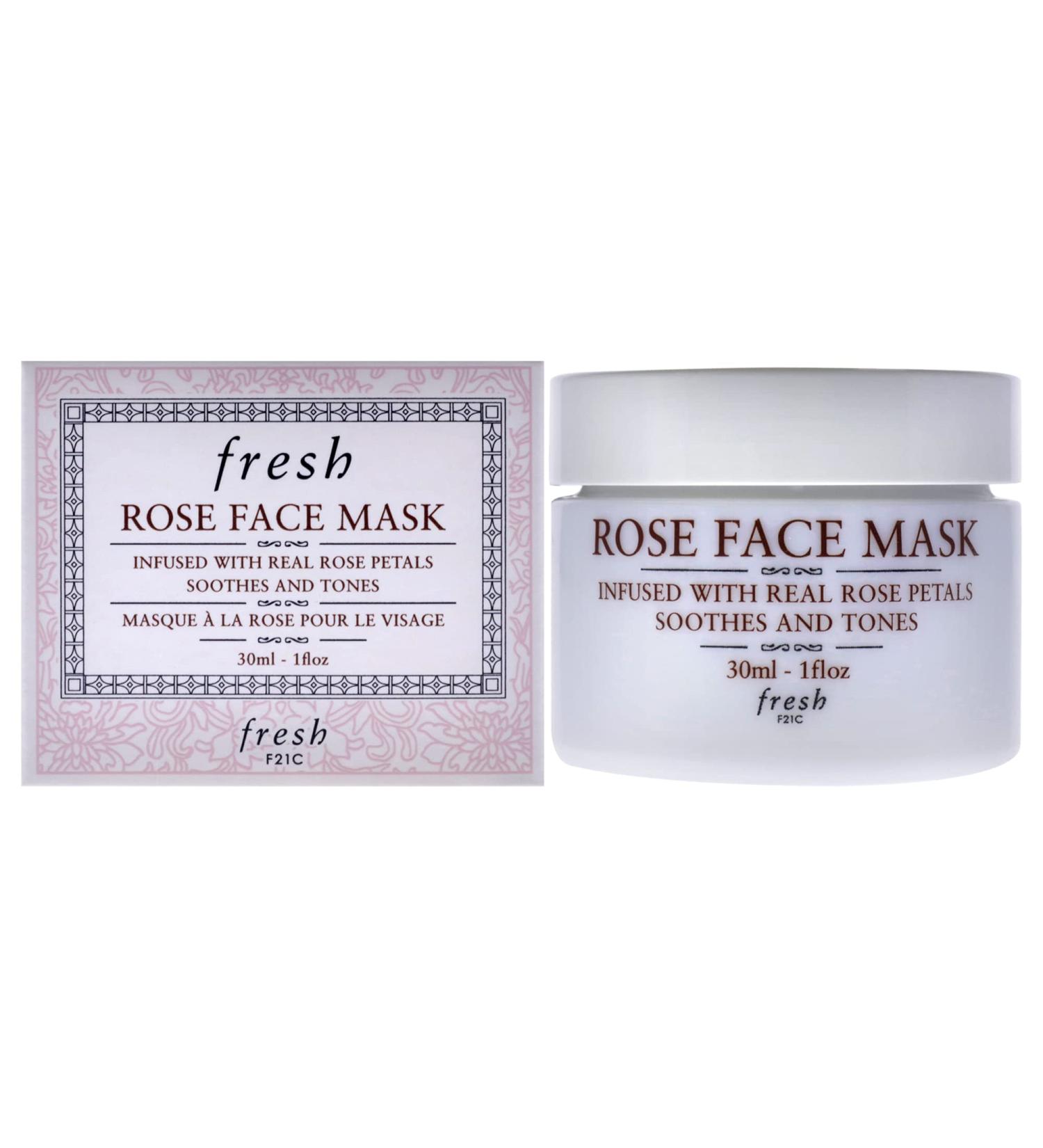 Buy Fresh Rose Face Mask for Women - Cucumber Infused 1 oz | International Shipping Available - Buy Online on GoSupps.com