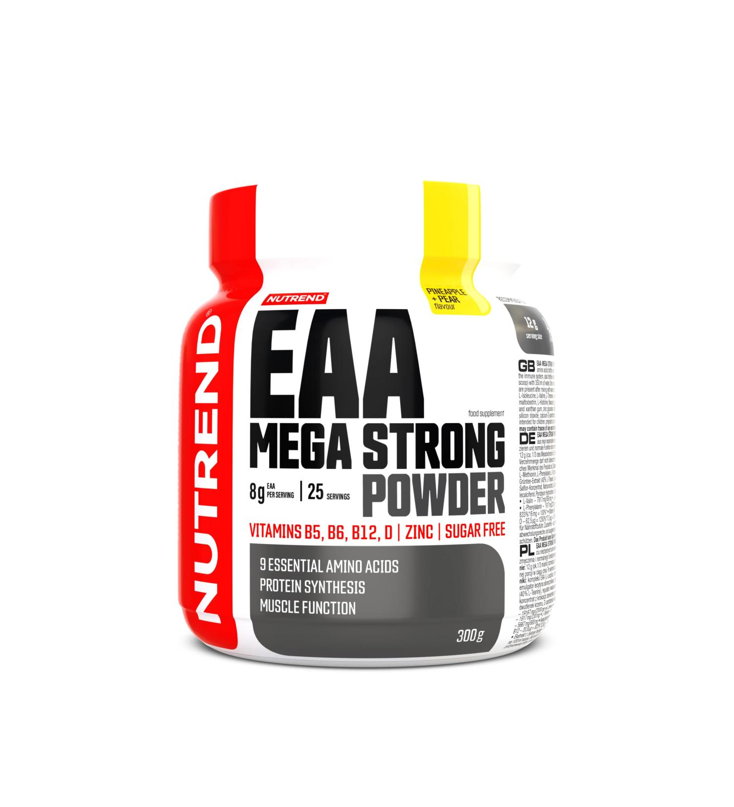 Nutrend EAA Mega Strong Powder Ananas + Pear 200 g - Buy Online on GoSupps.com
