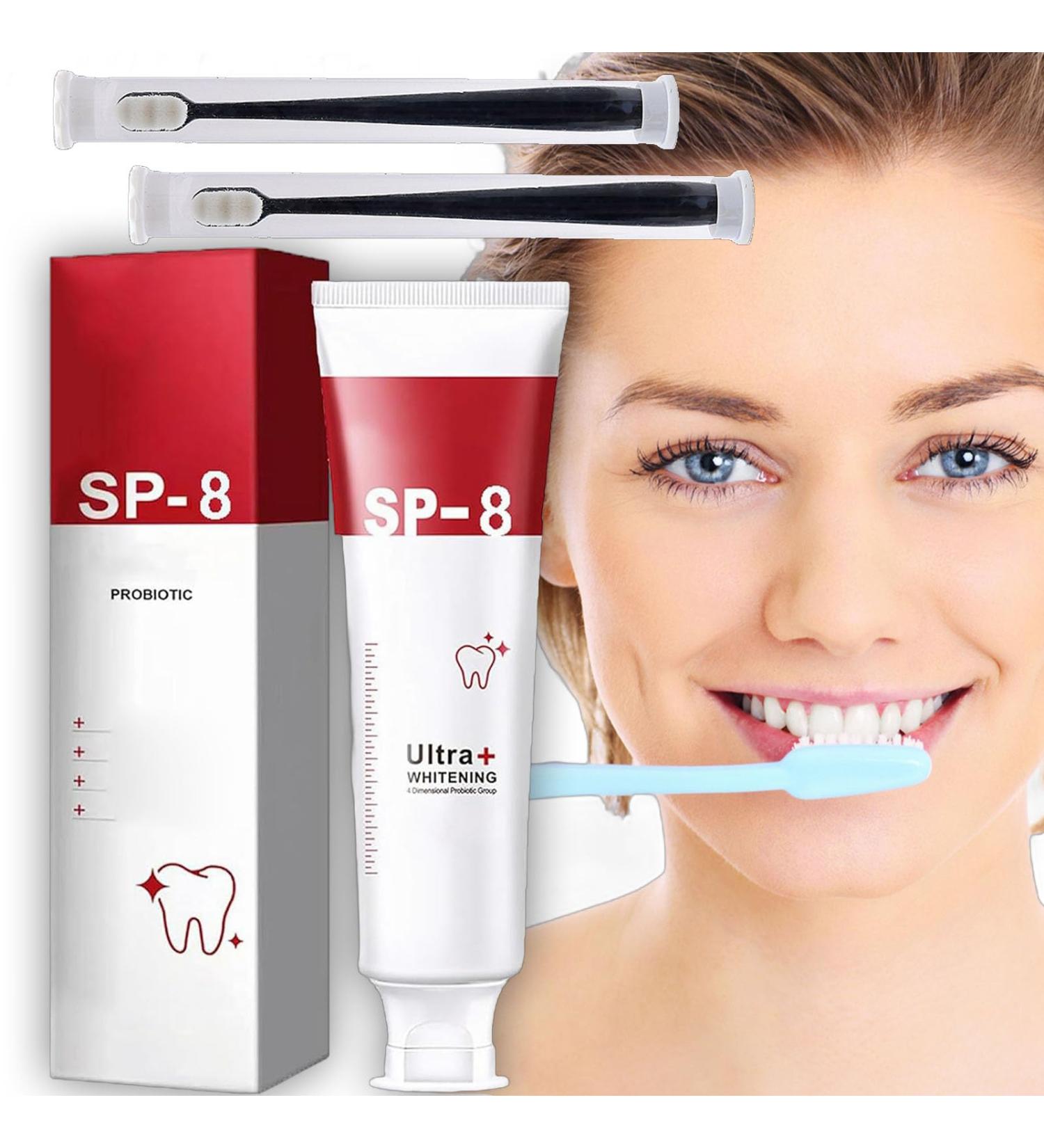 Buy SP 8 & SP-9 Ultra Whitening Toothpaste - Achieve a Brighter Smile | International Shipping Available - Buy Online on GoSupps.com