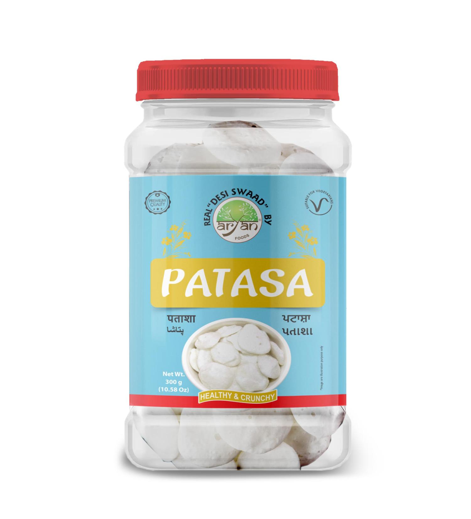 Aryan Patasha Indian Sweet Prasad Used in Puja & Festivals- 300gm - Buy Online on GoSupps.com