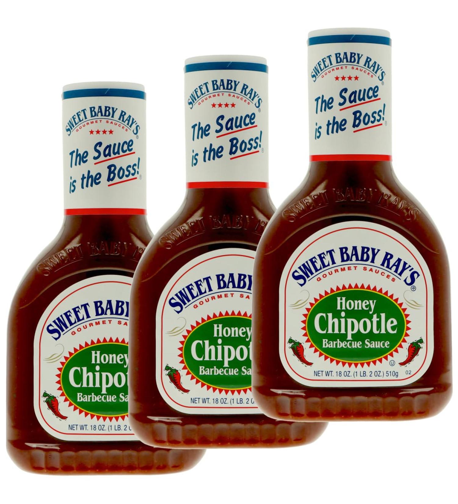 Sweet Baby Ray's Chipotle BBQ Sauce Set of 3 | 510g Each - International Shipping Available - Buy Online on GoSupps.com