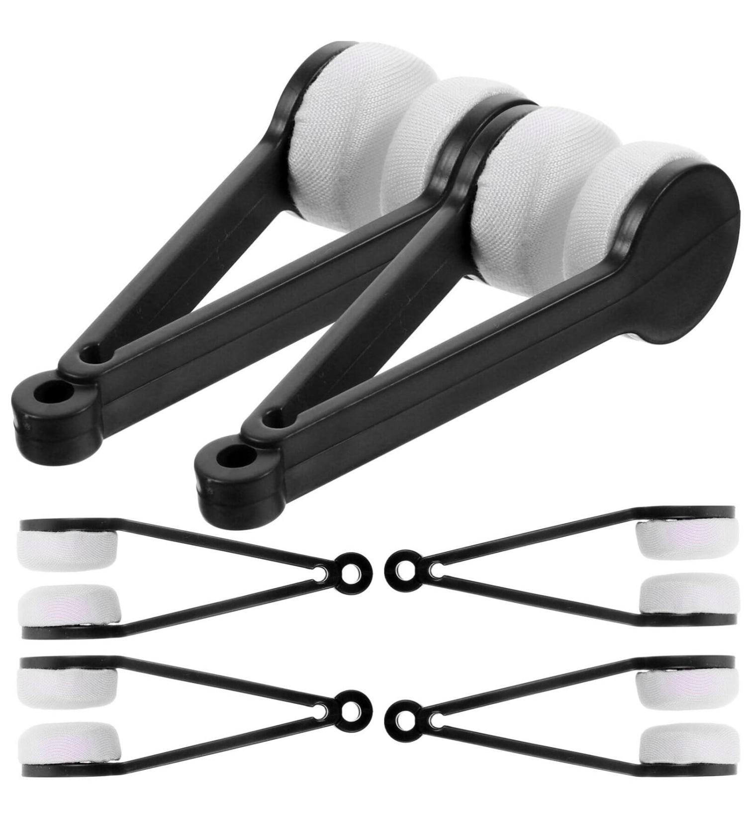 Healvian Telephone Cleaner Set - 6 Mini Microfiber Cloths & Soft Brush for Glasses - Cleaning Clip & Accessories - Perfect for Eyeglasses & Screens - Buy Online on GoSupps.com