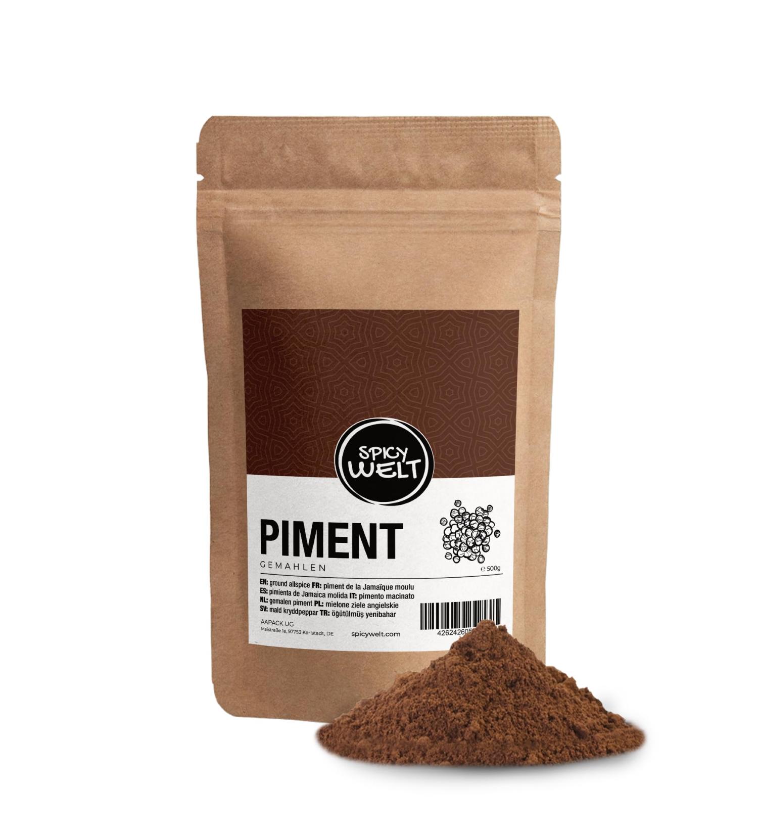 Spicy Welt Ground Allspice (500g) Premium Quality Aromatic Chilli Powder for Sauces Marinades Savory & Sweet Recipes | 100% Natural No Additives - Buy Online on GoSupps.com
