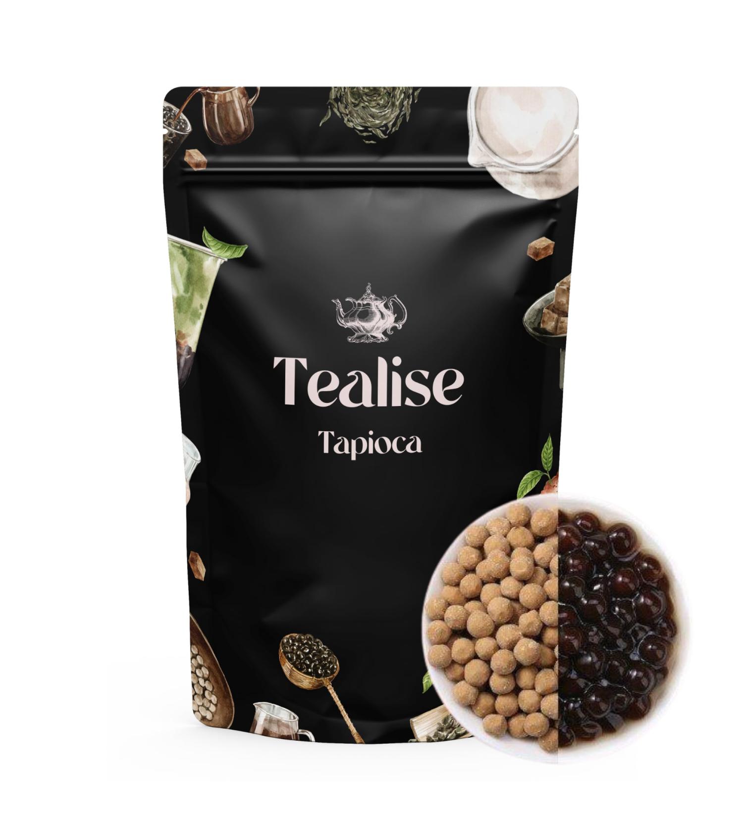 Tealise Bubble Boba Tea Black Tapioca pearls - Buy Online on GoSupps.com