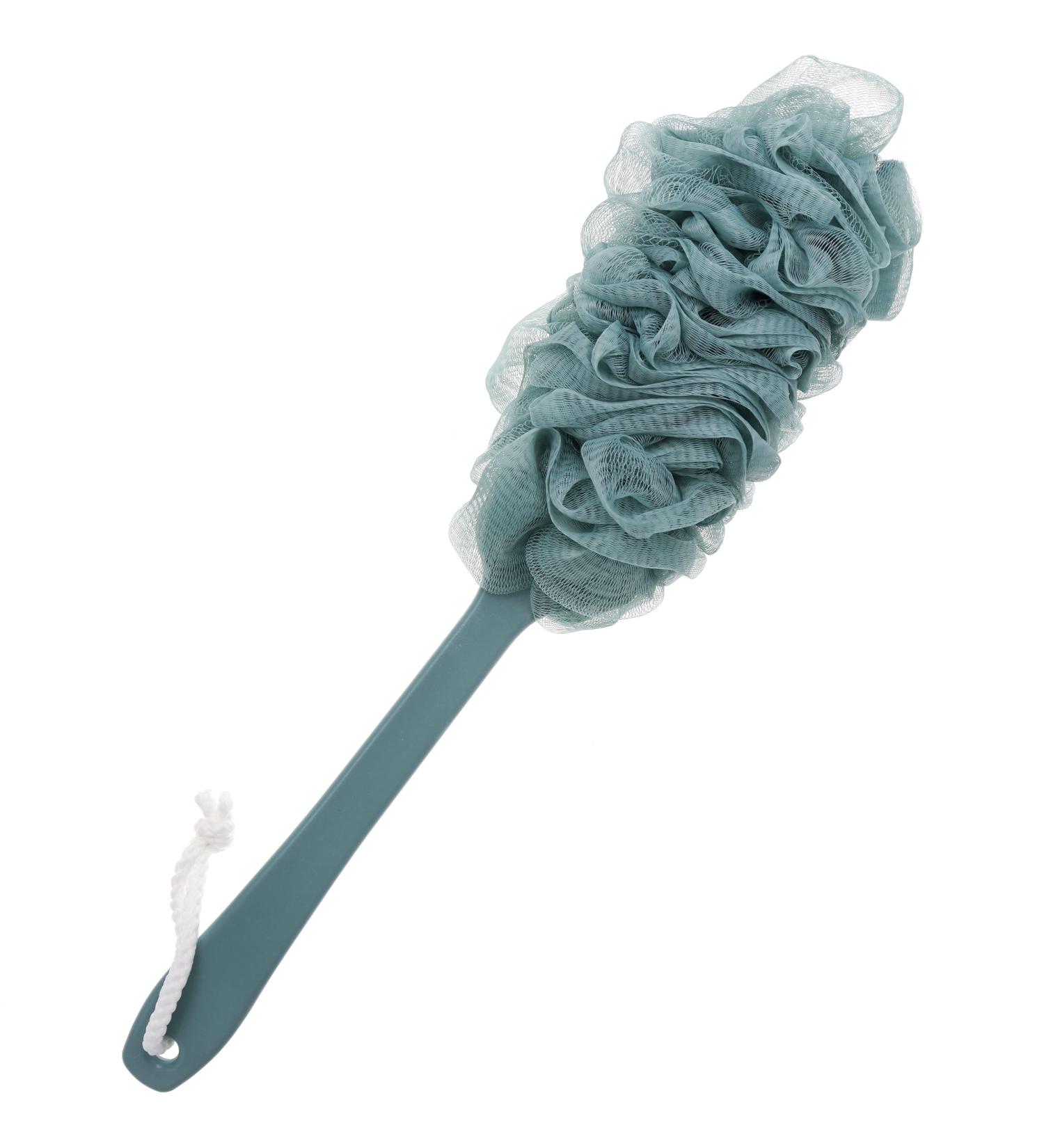Prozklves Back Scrubber - Long Handle Exfoliating Shower Brush for Men & Women | Soft Nylon Mesh Back Cleaner (Green) - Buy Online on GoSupps.com