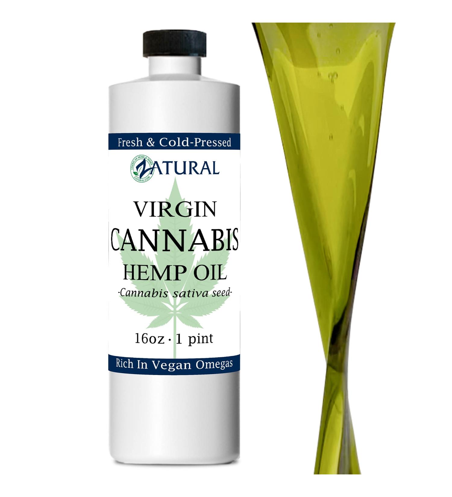 Zatural 455 000mg Hemp Oil - 100% Pure Cold Pressed Organic Vegan Omegas 3 & 6 No Fillers Therapeutic Grade - 16 Ounce - Buy Online on GoSupps.com