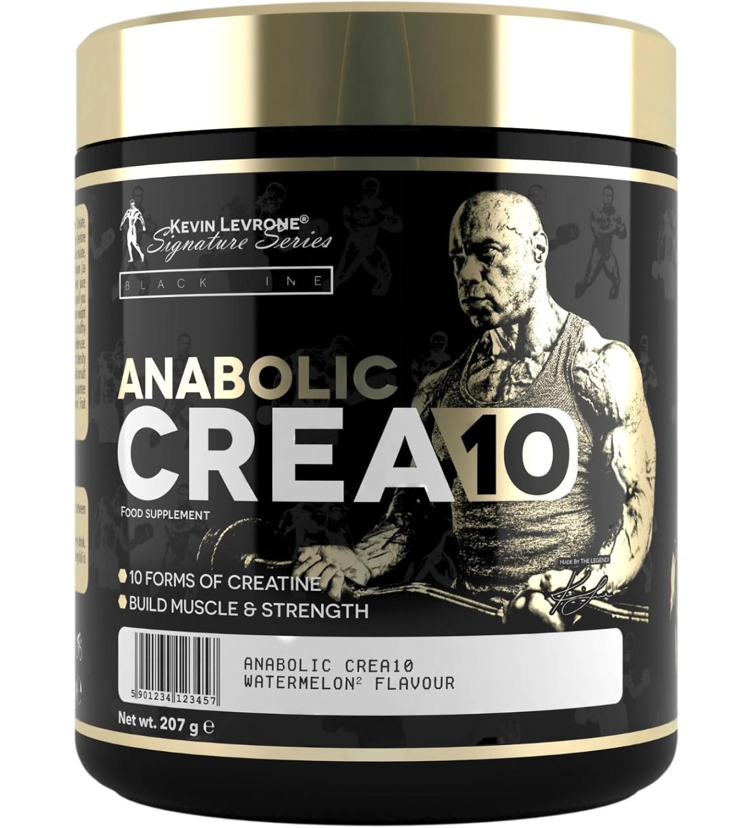 Kevin Levrone Anabolic CREA10-10 Components Creatine for More Muscles and Pum -207 g - Fruit Punch - Buy Online on GoSupps.com