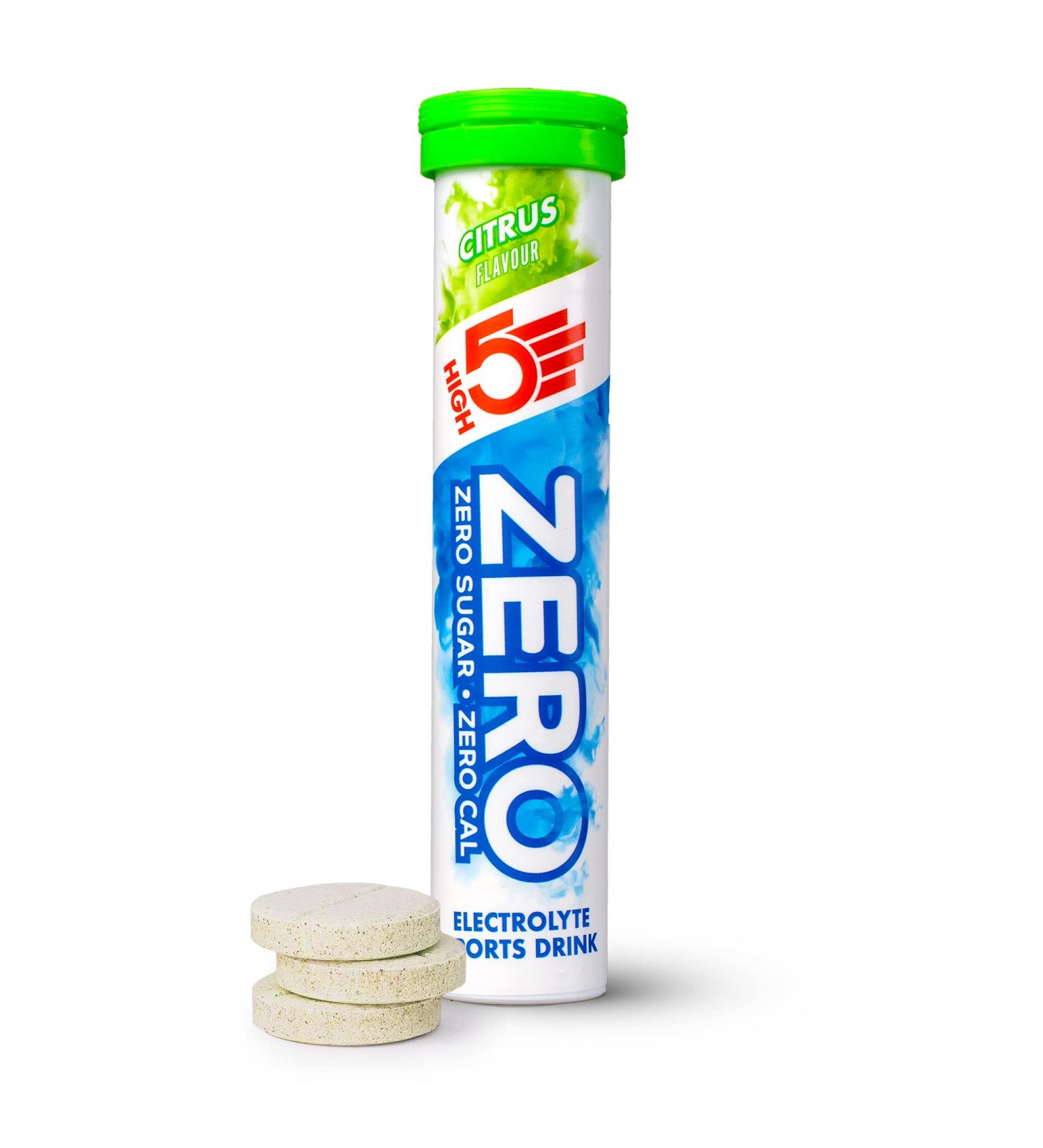 Buy High5 Zero-Citrus - Sugar-Free Sports Drink Tablets for Energy & Hydration | International Shipping Available - Buy Online on GoSupps.com