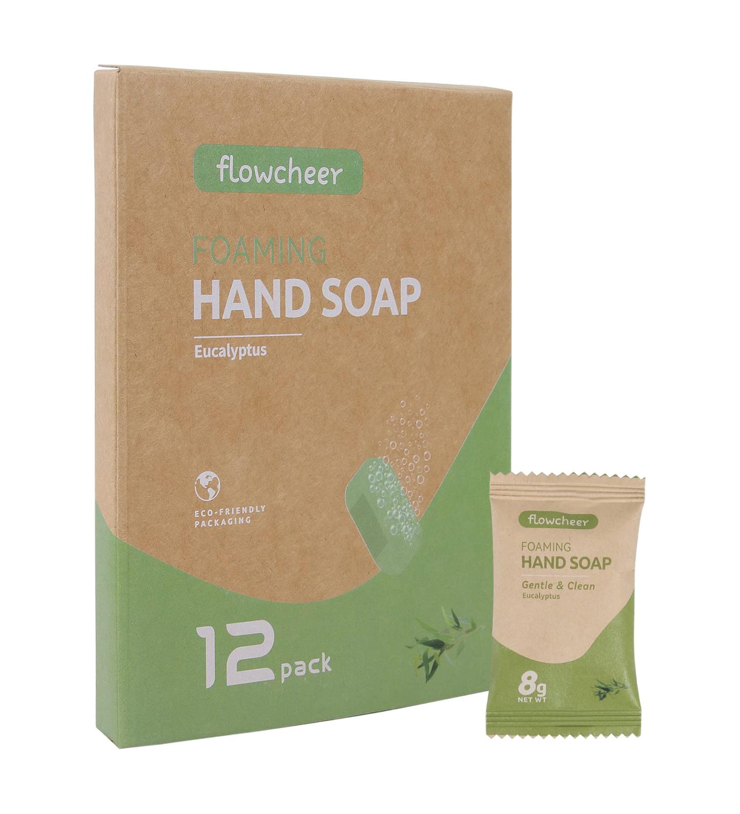 12 Pack Foaming Hand Soap Tablet Refills | Zero Waste, Eco-Friendly & Eucalyptus Scented | Makes 12x 8 fl oz Bottles - Shop Now! - Buy Online on GoSupps.com