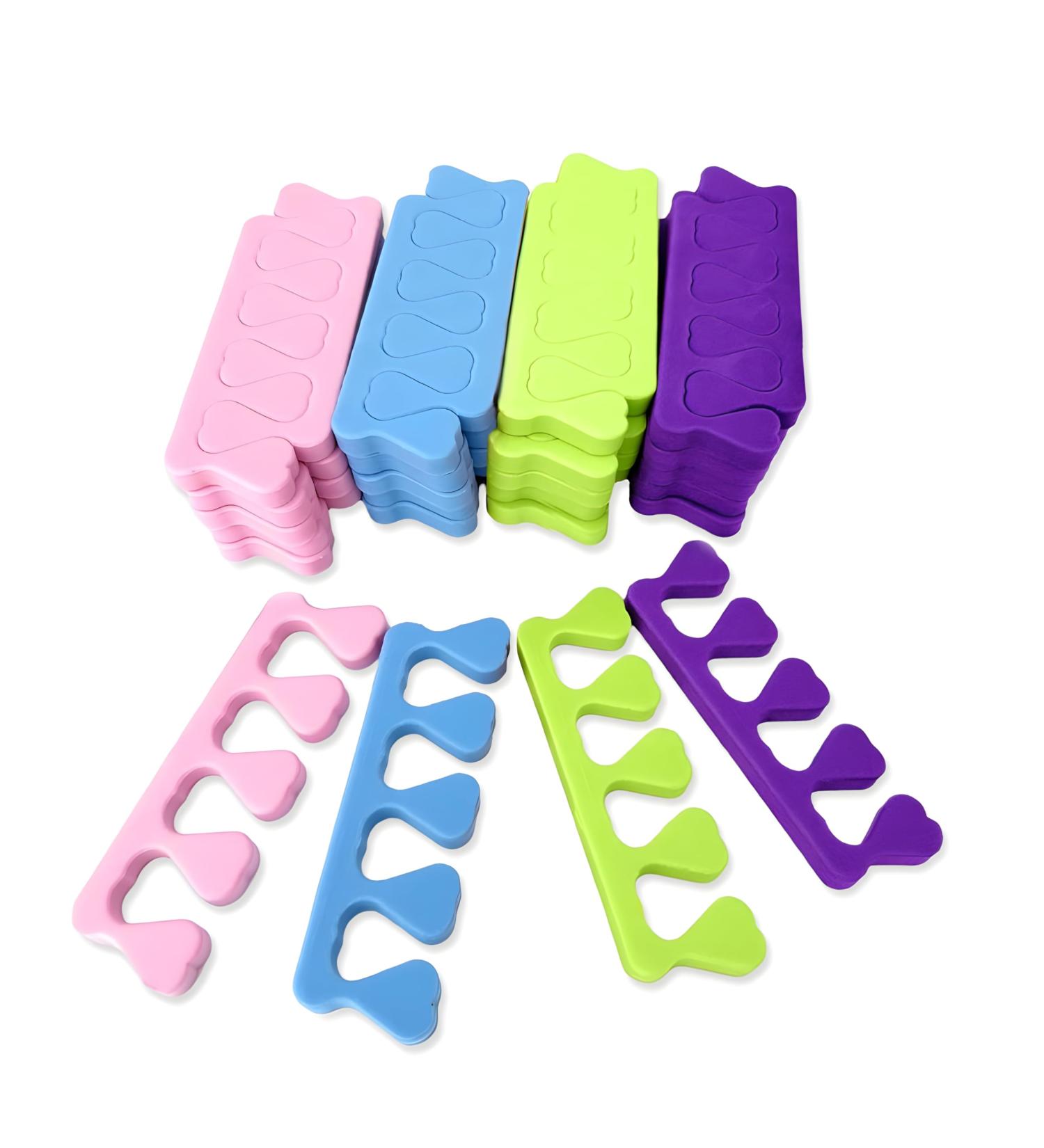 12-Piece Toe Separators for Women | Yoga Toes & Nail Art Supplies | Perfect Pedicure Tools & Spa Party Essentials - Buy Online on GoSupps.com