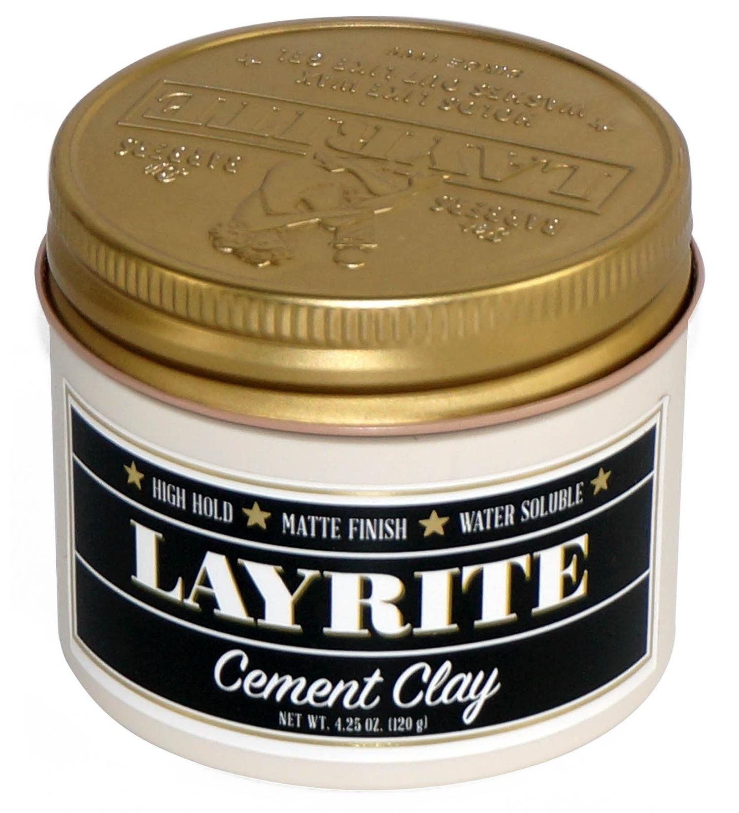 Layrite Cement Matte Hair Clay 4 Ounces by Layrite - Buy Online on GoSupps.com