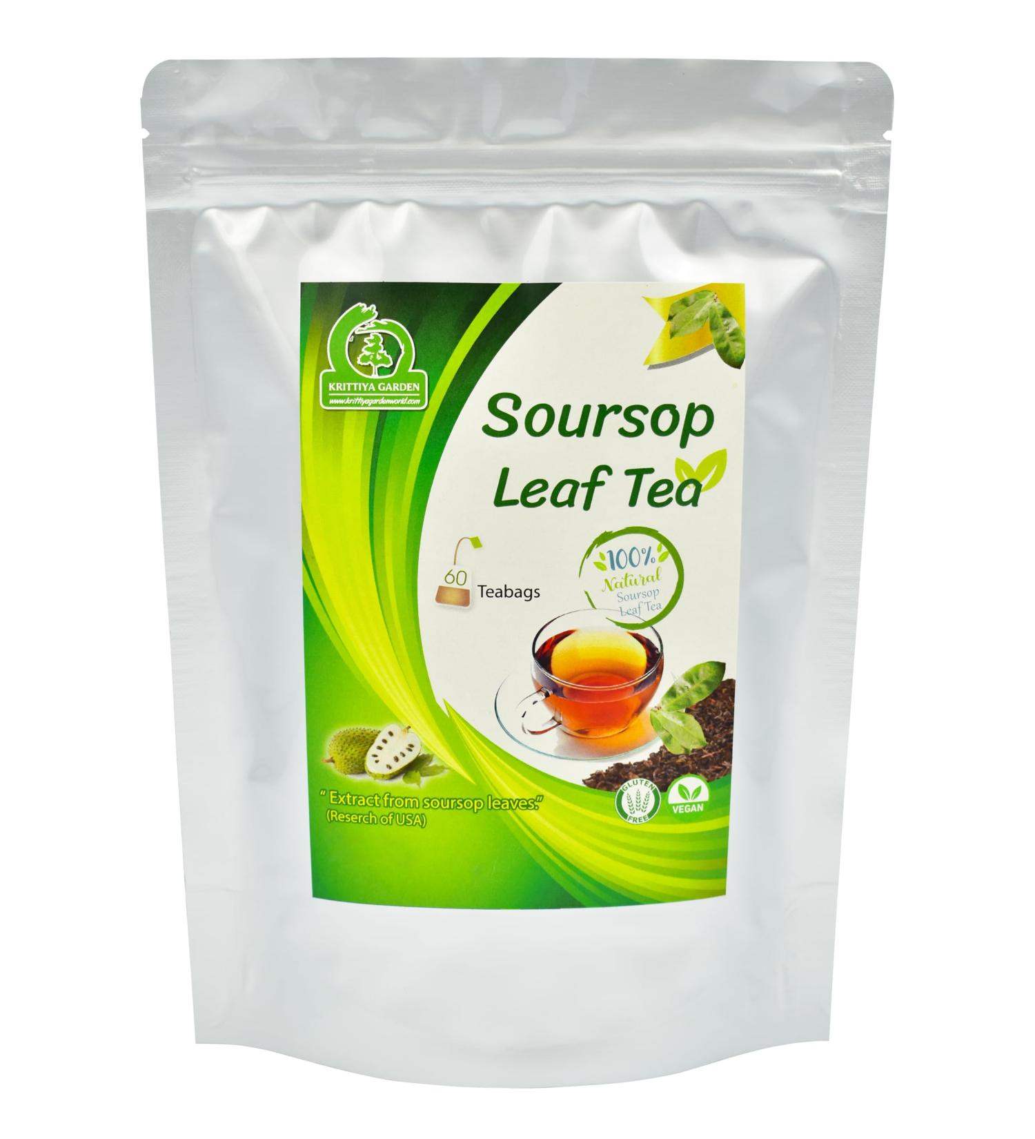 Soursop/Graviola/Guyabano Leaf Tea 60-Teabags (90g) - Buy Online on GoSupps.com