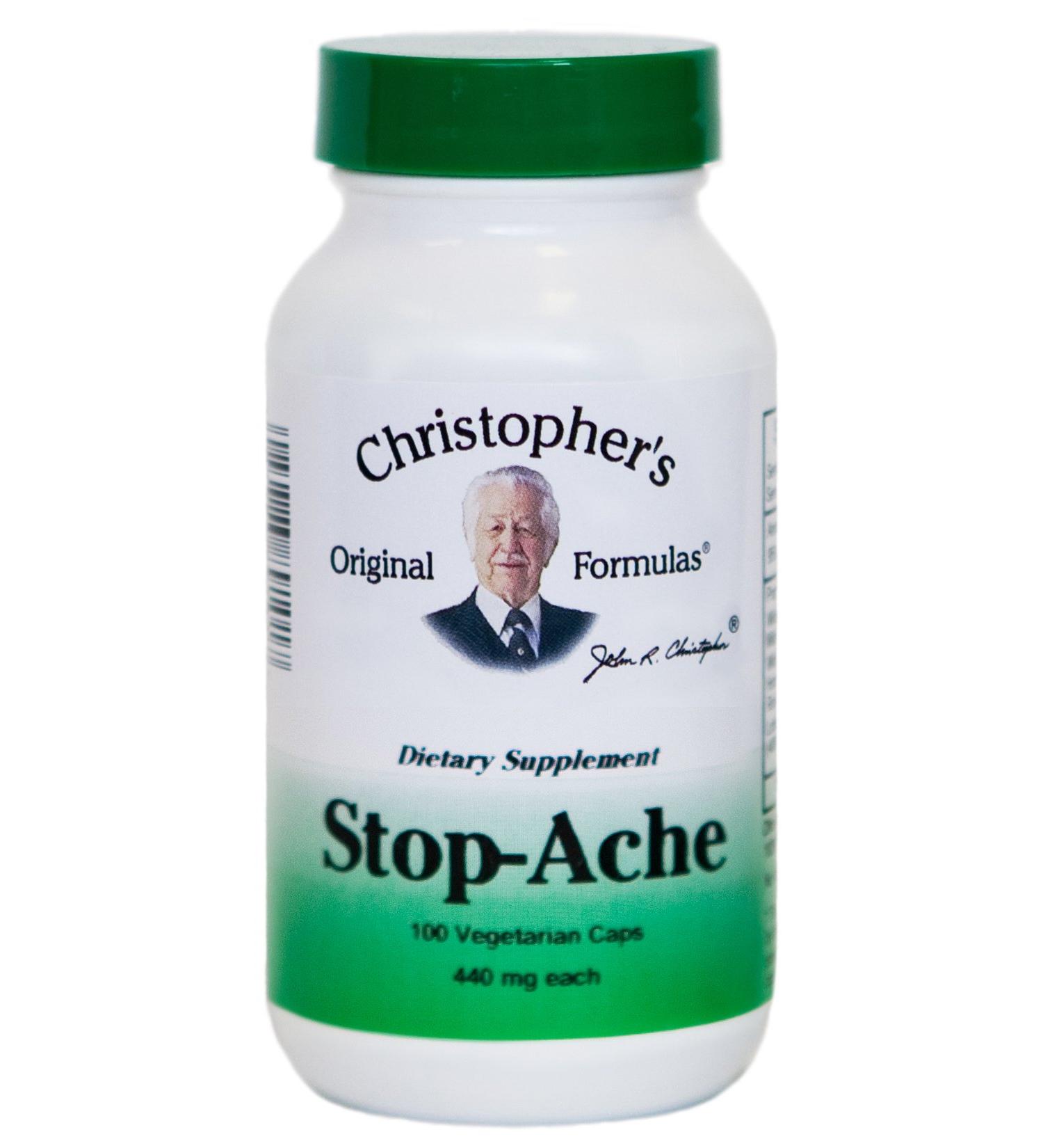 CHRISTOPHER'S ORIGINAL FORMULAS Instead Stop-Ache 100C 100 CAPS