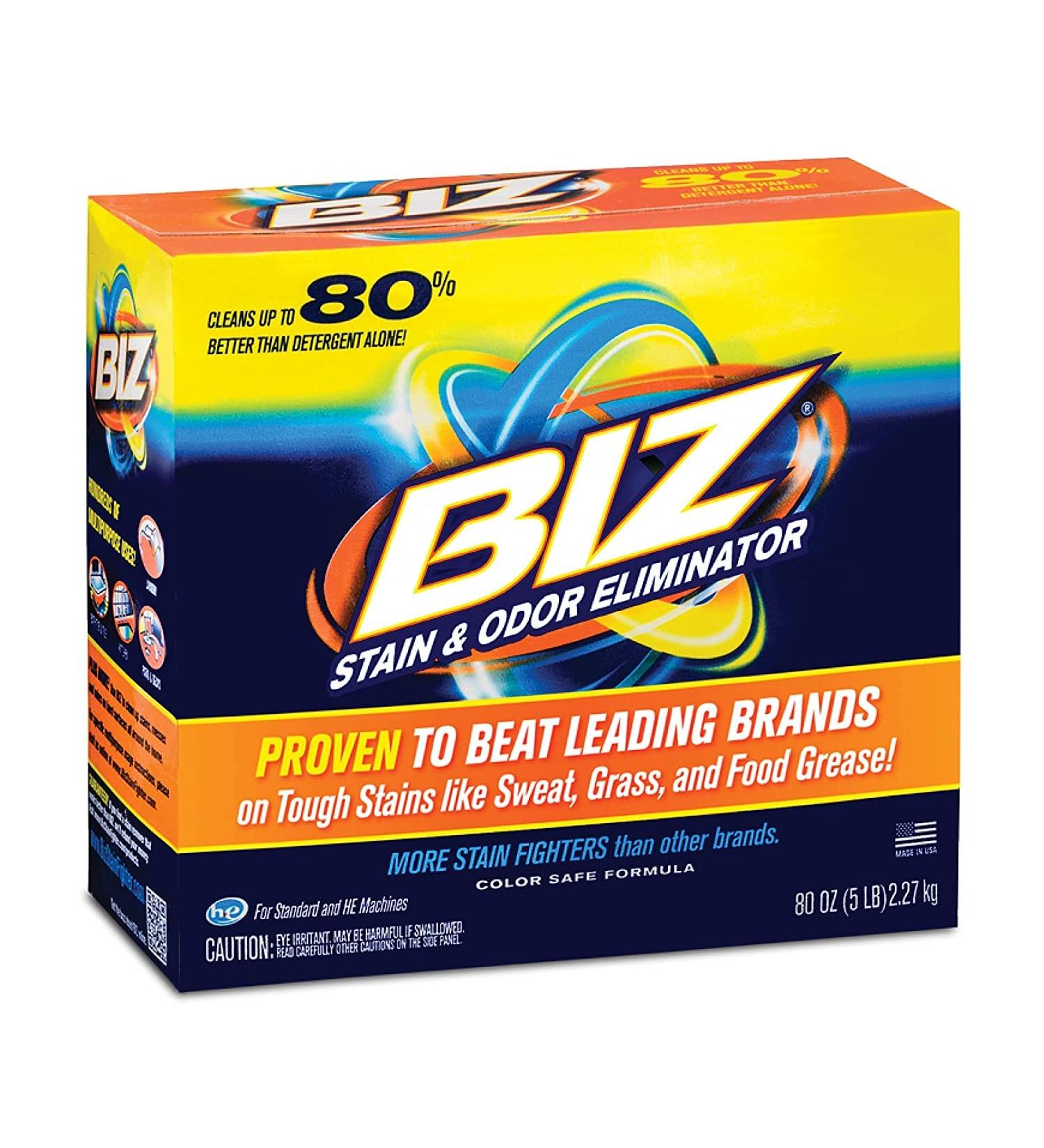 Biz Laundry Detergent Powder Booster - Powerful Stain & Odor Removal | 80 Ounces - Shop Internationally - Buy Online on GoSupps.com