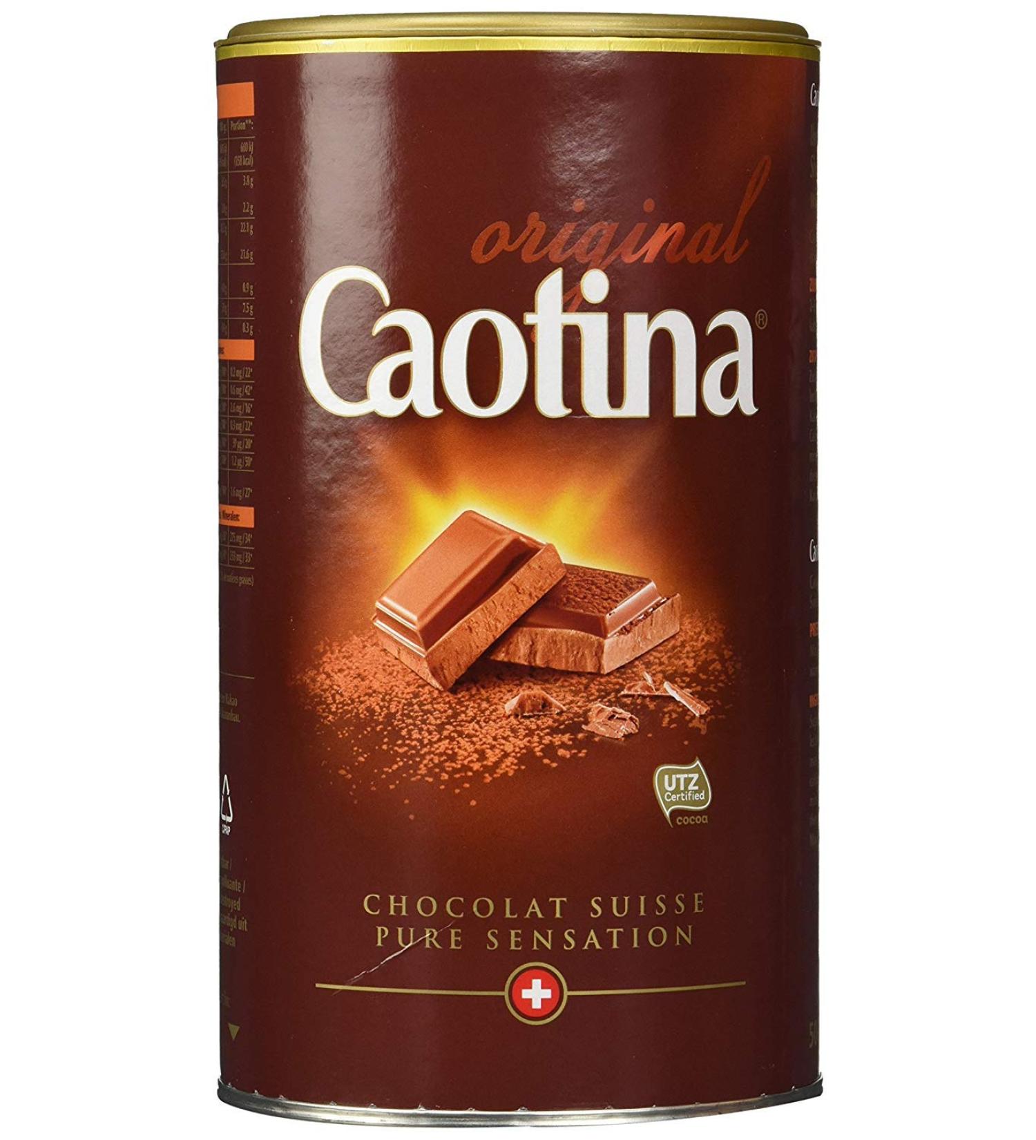 Caotina Original Pure Sensation Chocolate Drink - Swiss Premium 500g | Indulge in Authentic Chocolate Enjoyment - Buy Online on GoSupps.com