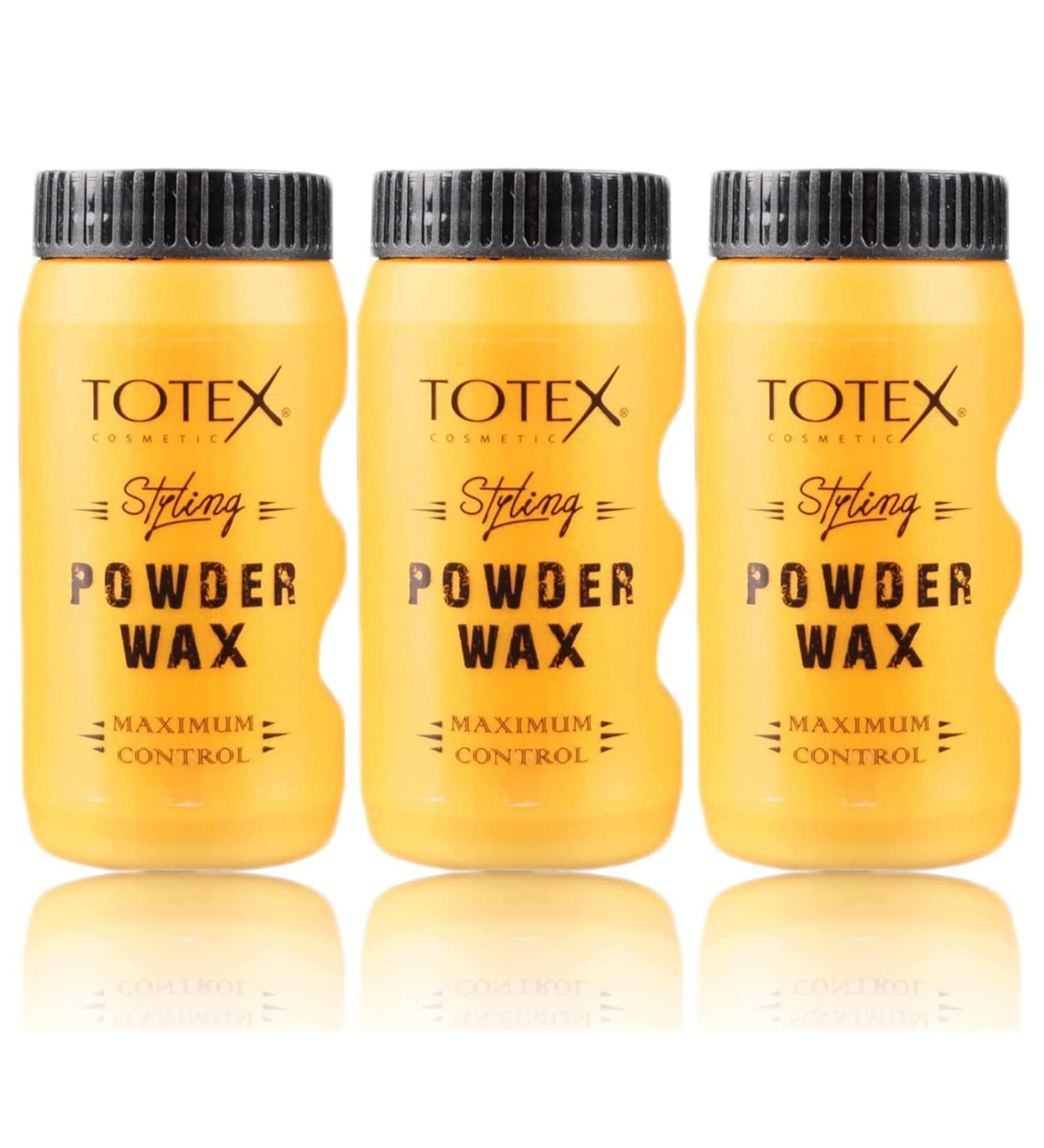 Totex Hair Styling Texturizing Powder Wax | Volumizing Thickening Dust Powder | Flexible Hold Matte Look Maximum Control | For Men & Woman 20 gr (Pack Of 3) Unscented 6.67 g (Pack of 3) - Buy Online on GoSupps.com