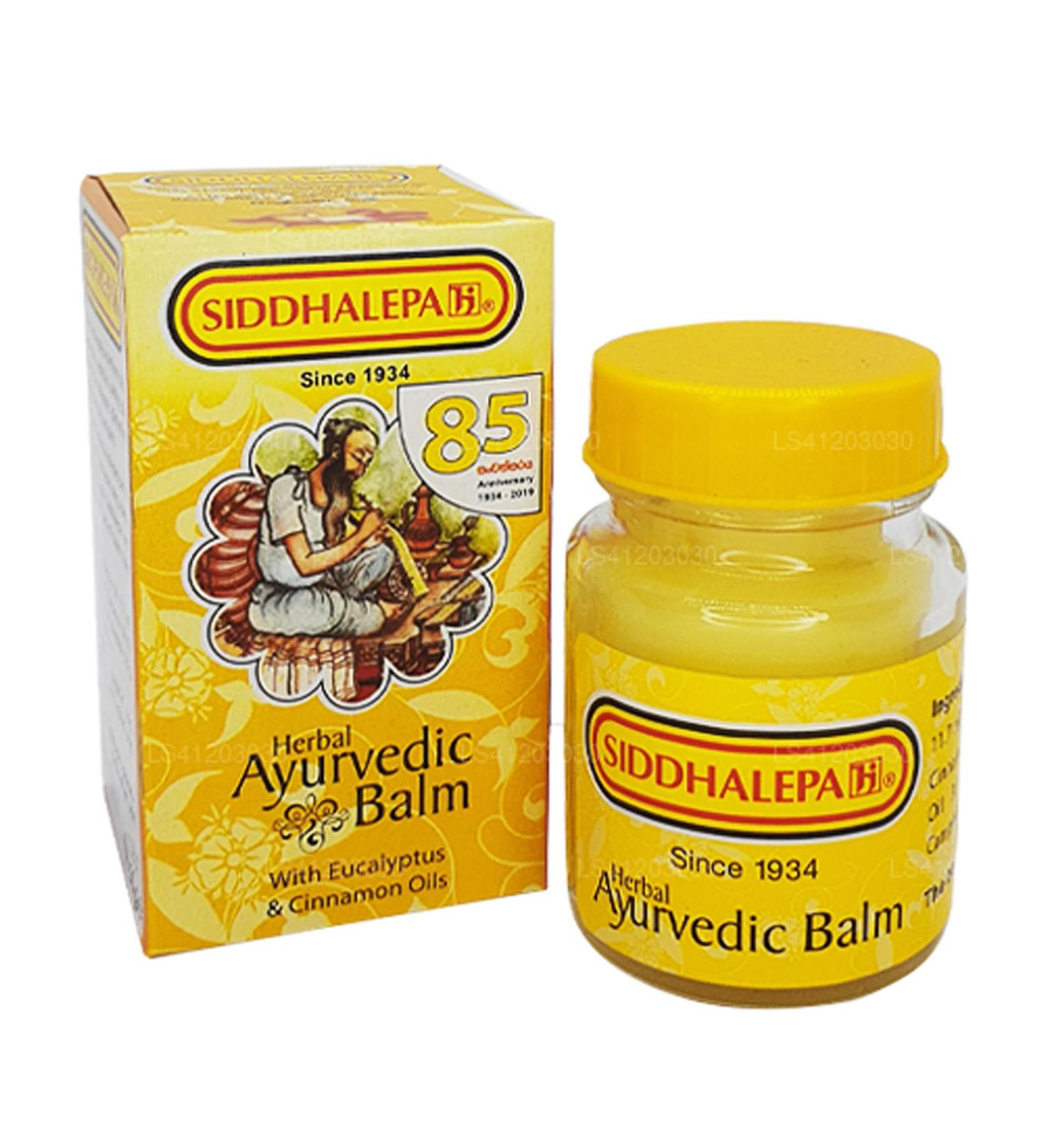Siddhalepa Ayurveda Herbal Balm for Headaches & Pain - 50g | Natural Relief & International Shipping - Buy Online on GoSupps.com