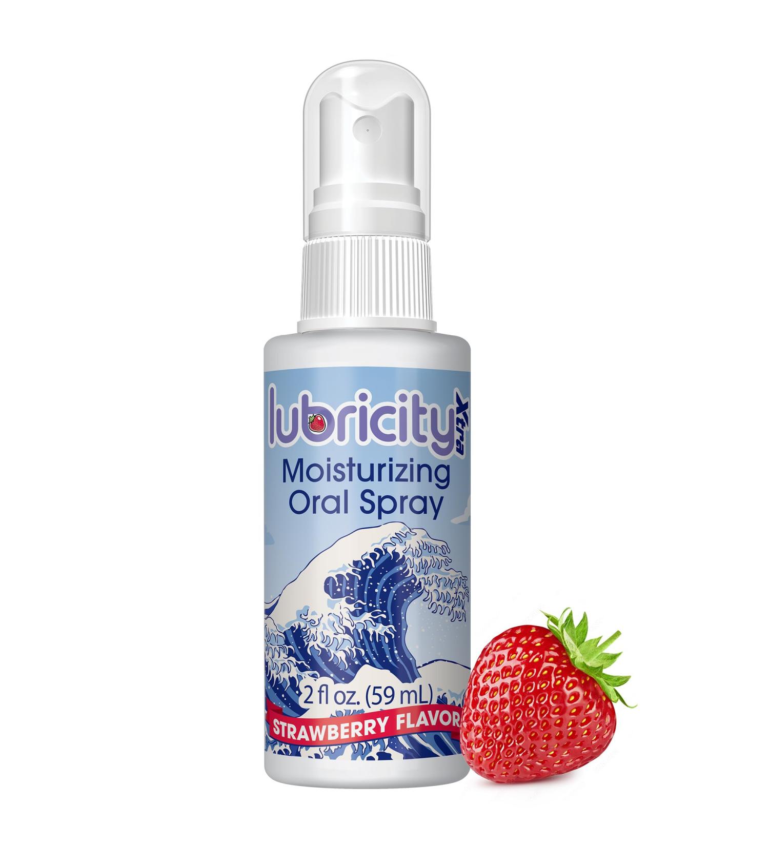 Advanced Dry Mouth Spray - Hyaluronic Acid & Xylitol - Strawberry Flavor | Saliva Substitute for Ultimate Relief - Buy Online on GoSupps.com
