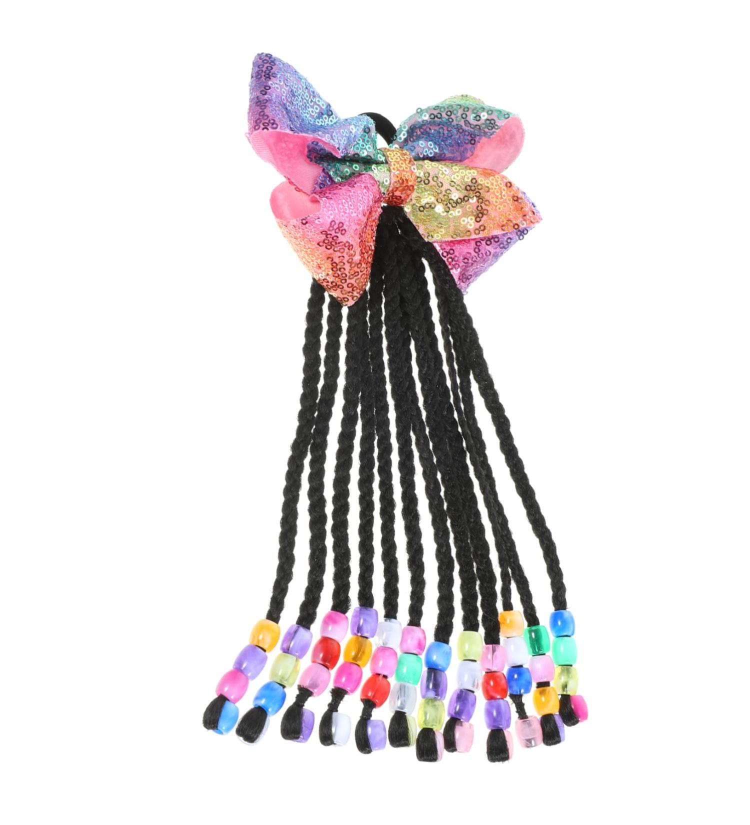 CORHAD Ponytail Beads and Dreadlocks Women Braided Hair Extensions Braiding Hair Braids Hair Extension Bowknot Beaded Ponytail Hair Extensions Ponytail Synthetic Hairpiece Braided Wig 29.00X16.00X5.00CM As Shown 03 - Buy Online on GoSupps.com