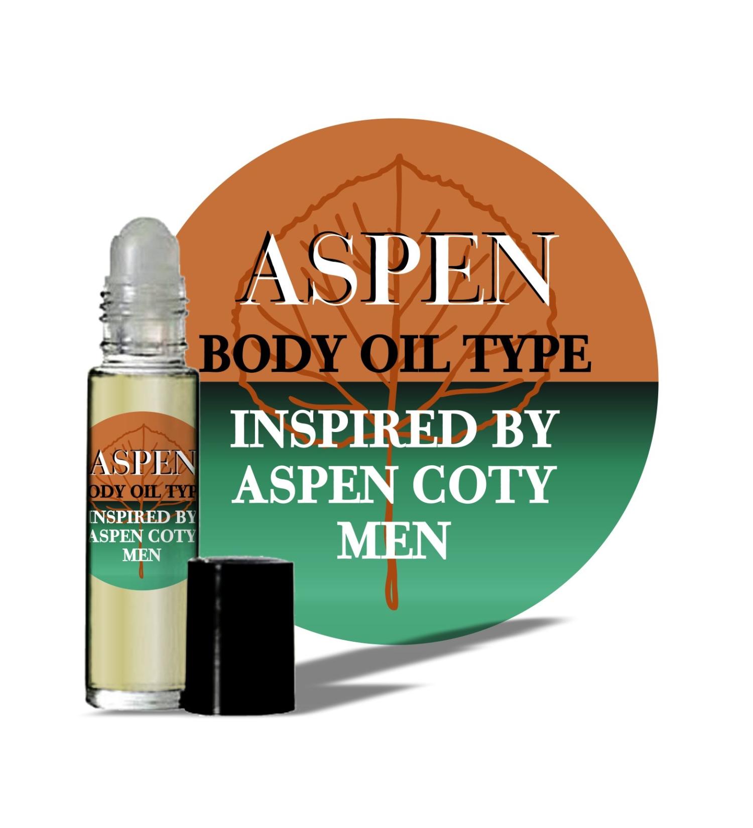 Aspen Body Oil Type Inspired by Aspen Coty Men Fragrance Cologne