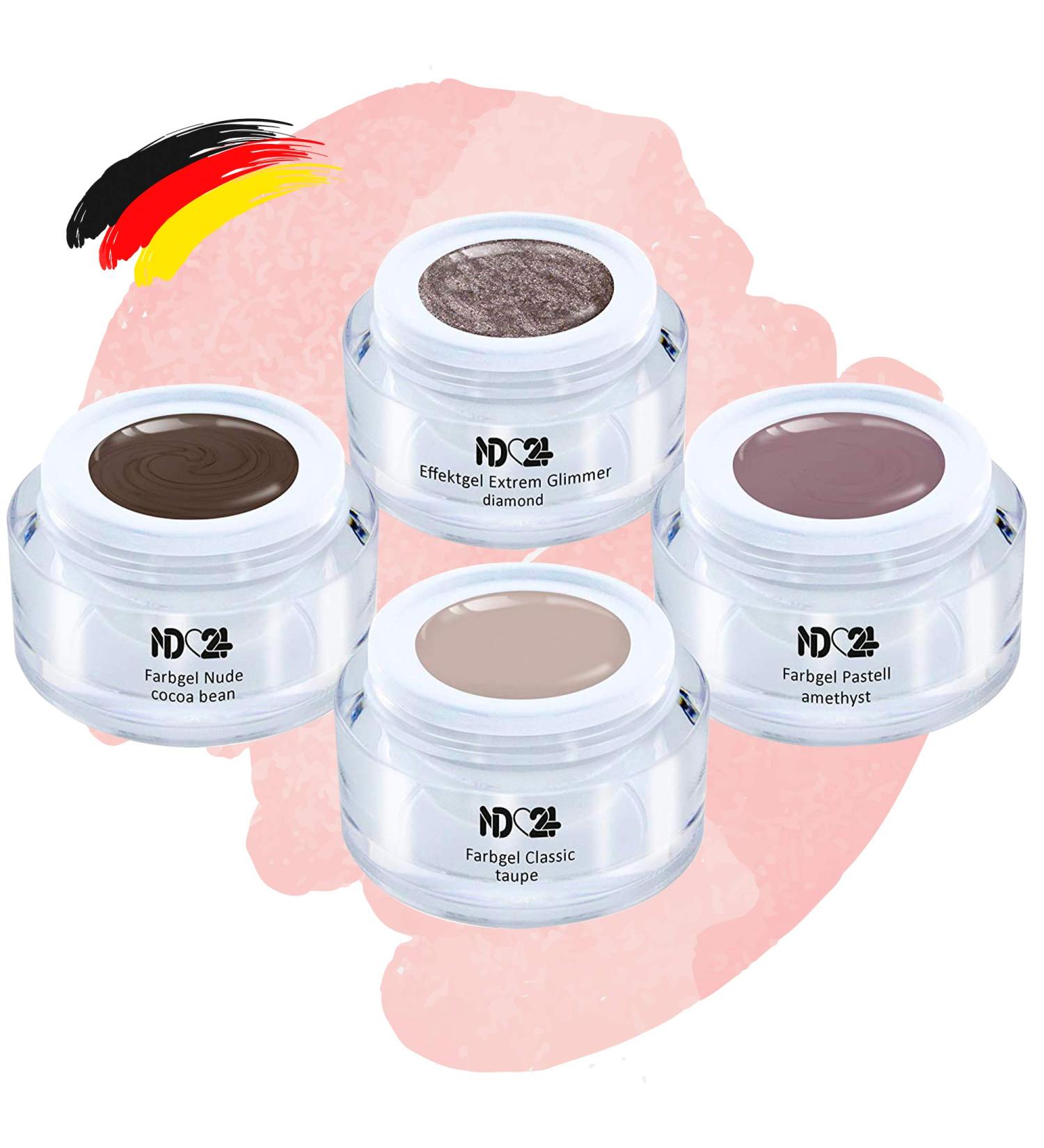 En Vogue Collection Set - Color Effect Gel for Gel Nails - Made in Germany (4 x 5ml) | International Shipping Available - Buy Online on GoSupps.com