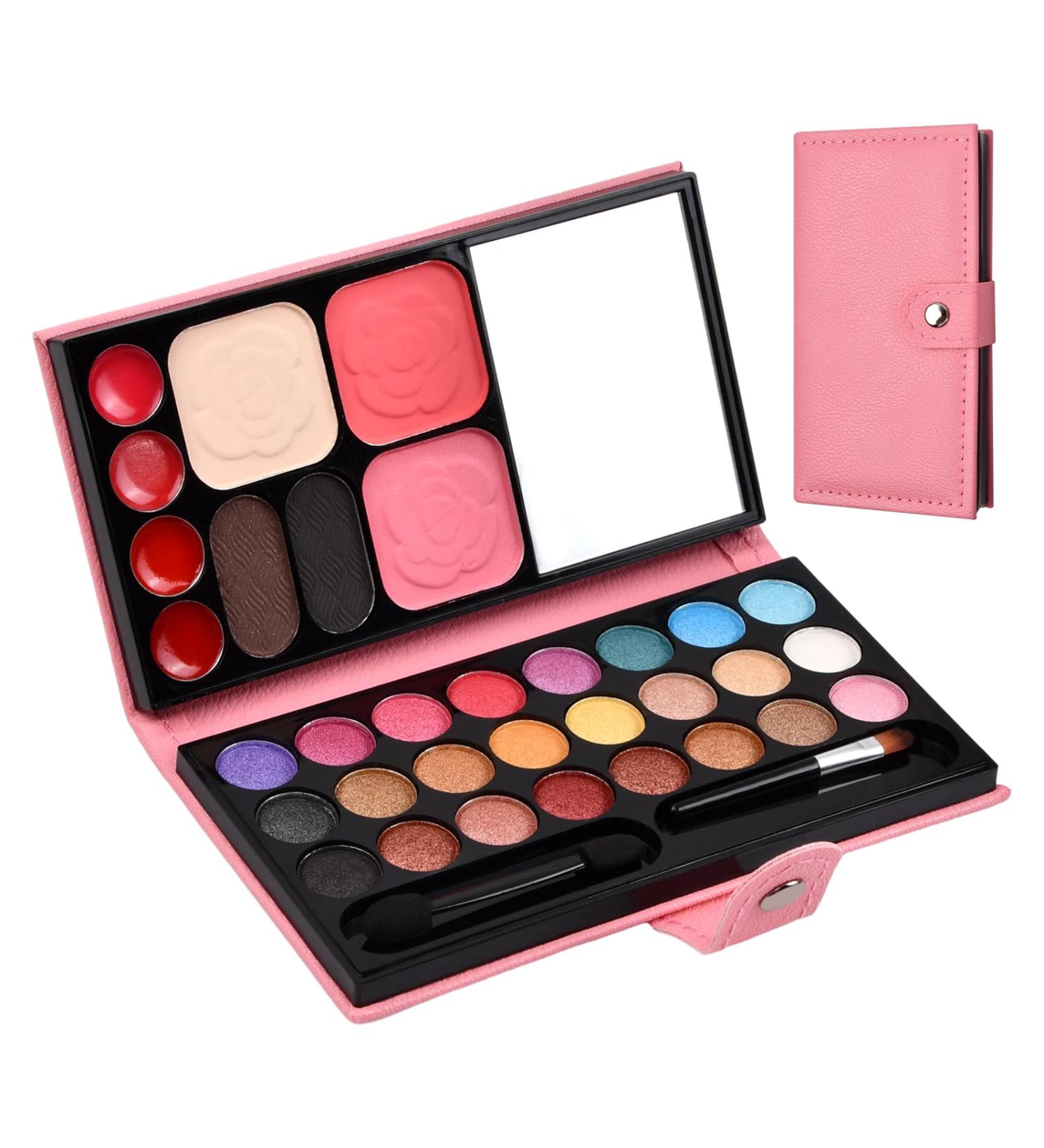 Tibapla Eyeshadow Palette Professional 33 Colors Eyeshadow Palette Makeup Toiletries Palette for Daily Use Makeup Palette Kit Include Eyeshadow & Blusher & Face Powder & Lip Gloss Makeup Brushes. - Buy Online on GoSupps.com