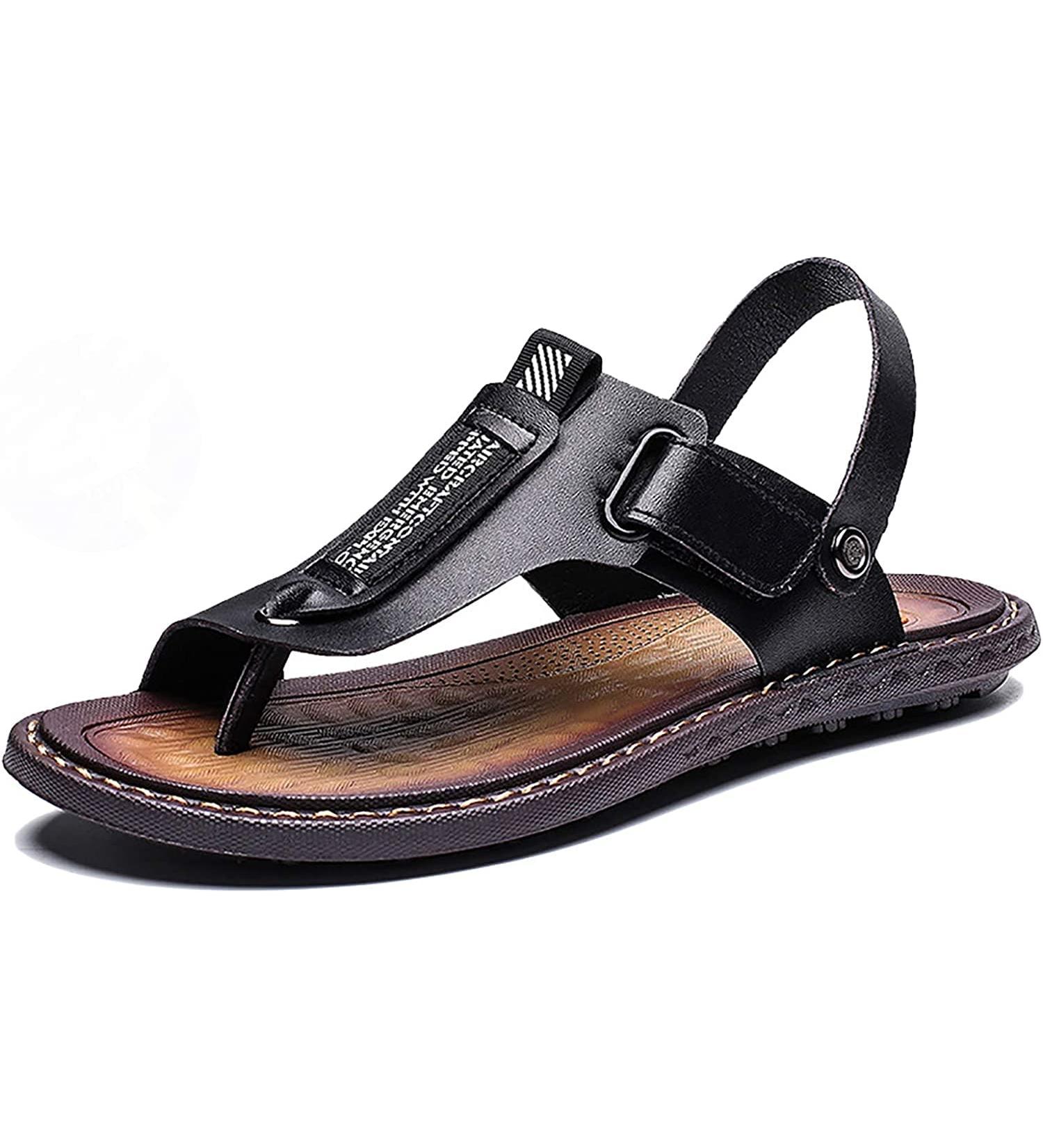 Men's Orthopedic Bunion Corrector Sandals with Arch Support - Black, Size 6.5 - Buy Online on GoSupps.com