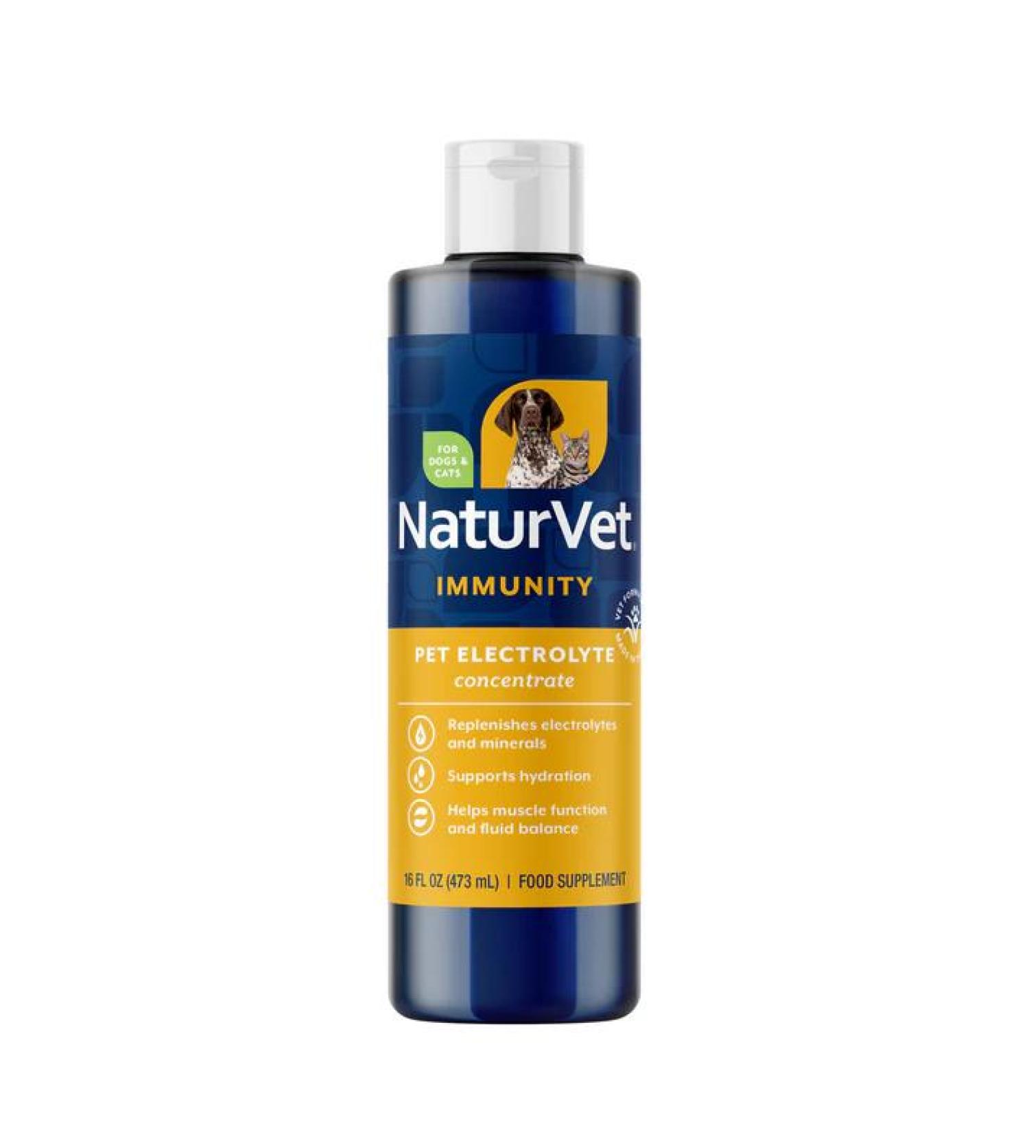 NATURVET 978235 Pet Ele-Countrolyte Concentrate Dog/Cat 16-Ounce - Buy Online on GoSupps.com