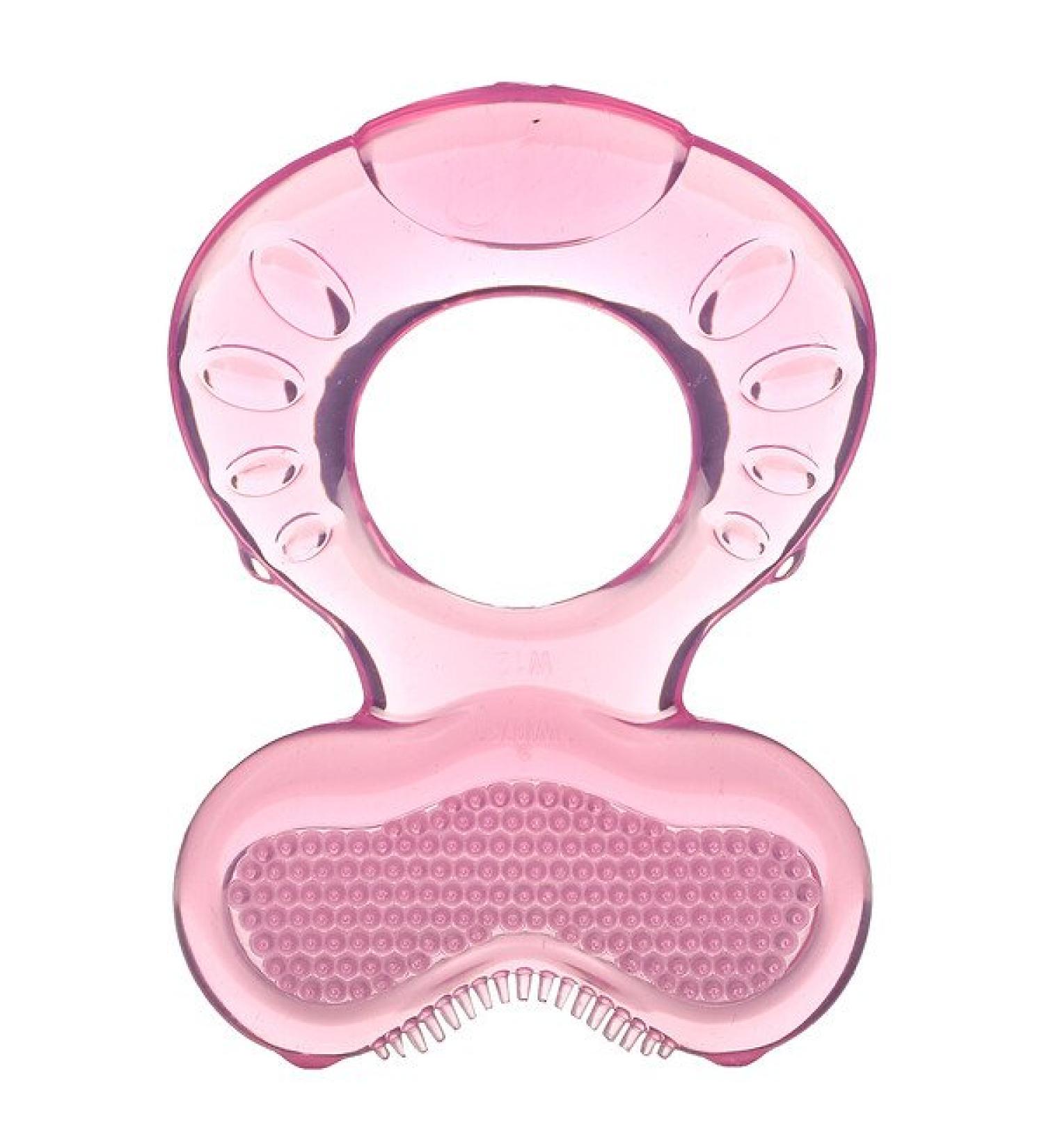 Nuby Teethe Eez Soothing Teether Set - 2 Pieces, Pink, 3+ Months - Buy Online on GoSupps.com