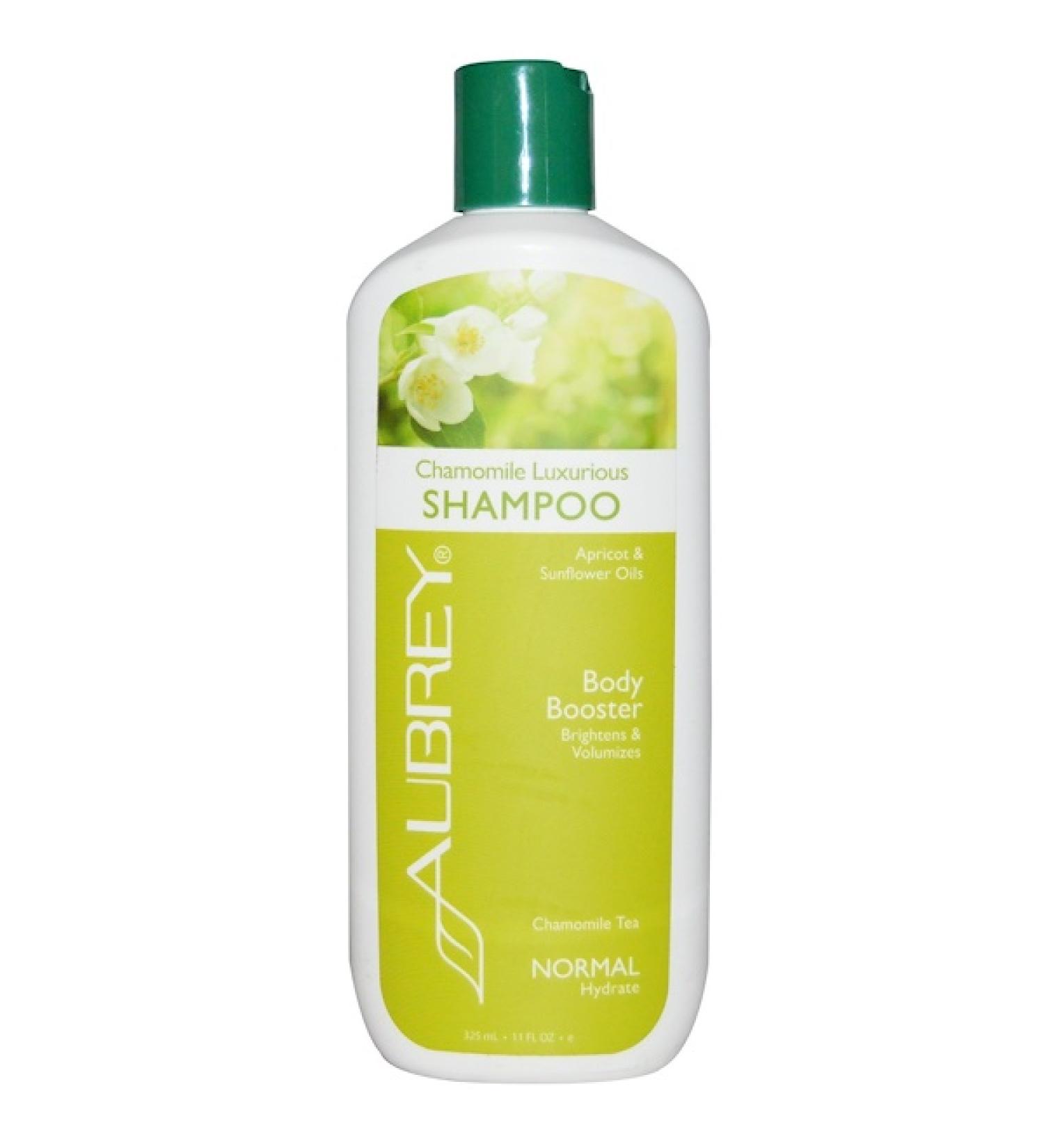 Aubrey Organics Chamomile Luxurious Shampoo Body Booster Normal 11 fl oz (325 ml)