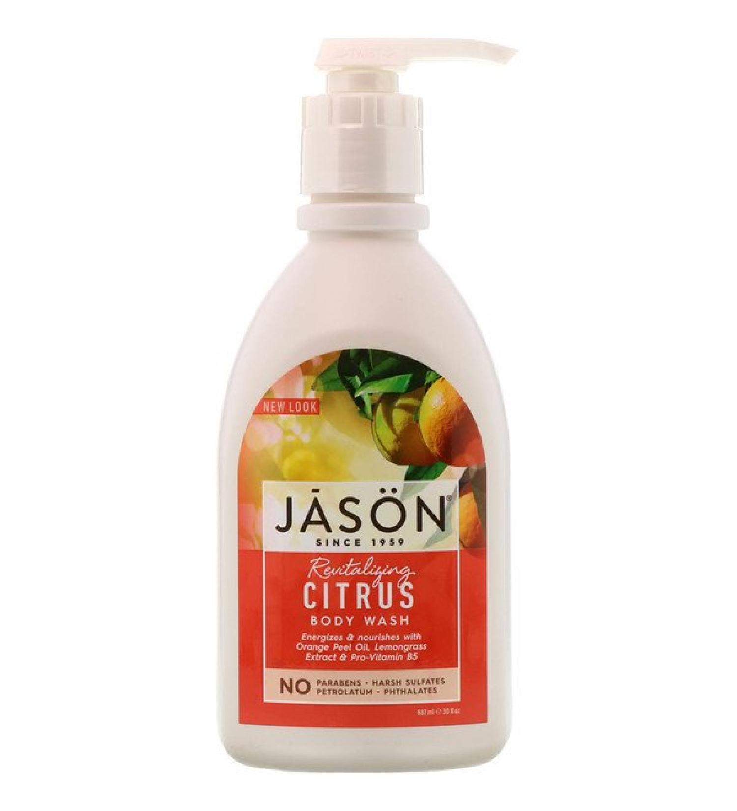 Jason Natural Body Wash Revitalizing Citrus 30 fl oz (887 ml)