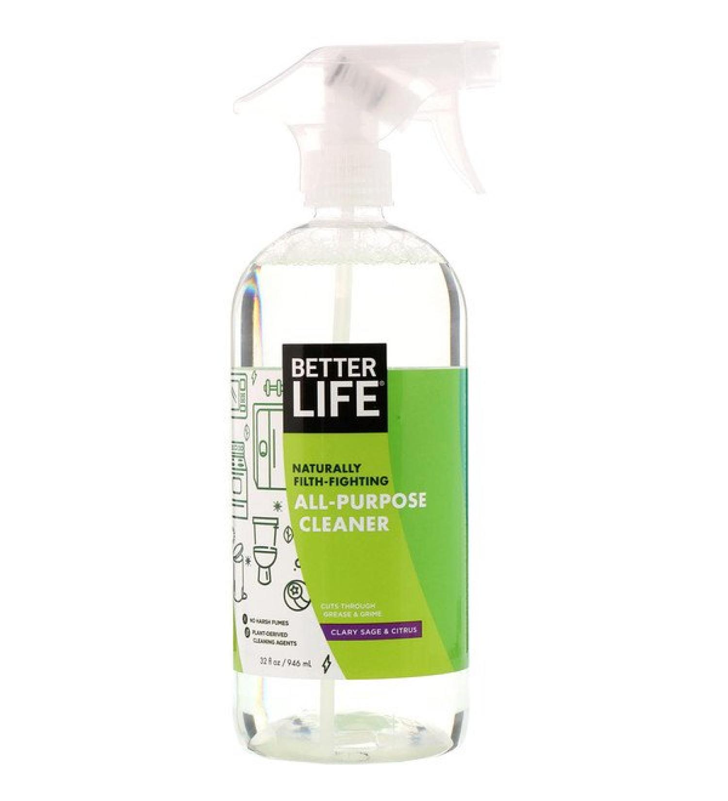 Better Life Natural All-Purpose Cleaner Clary Sage & Citrus 32 fl oz (946 ml)